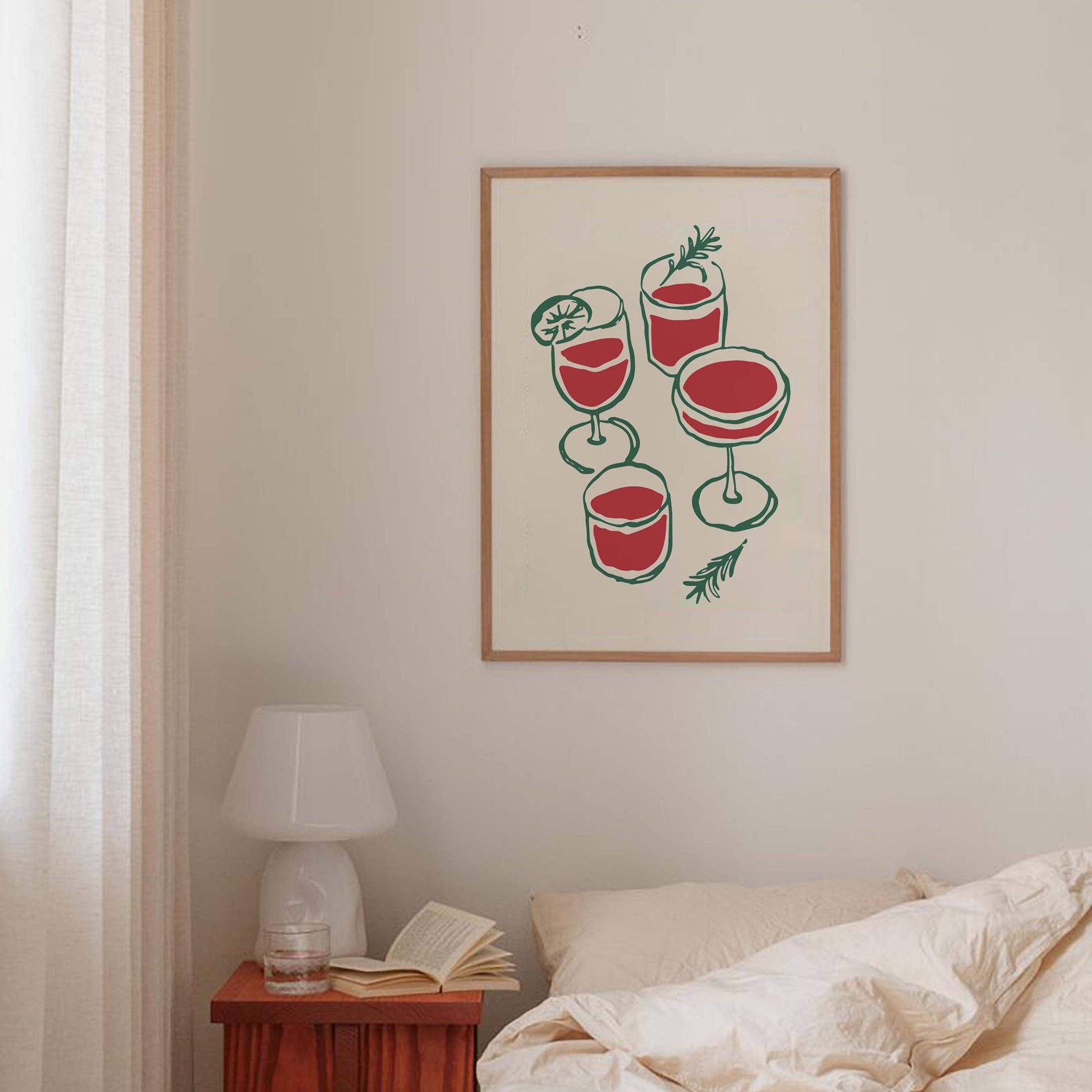 Christmas Cocktails Print - Image 4