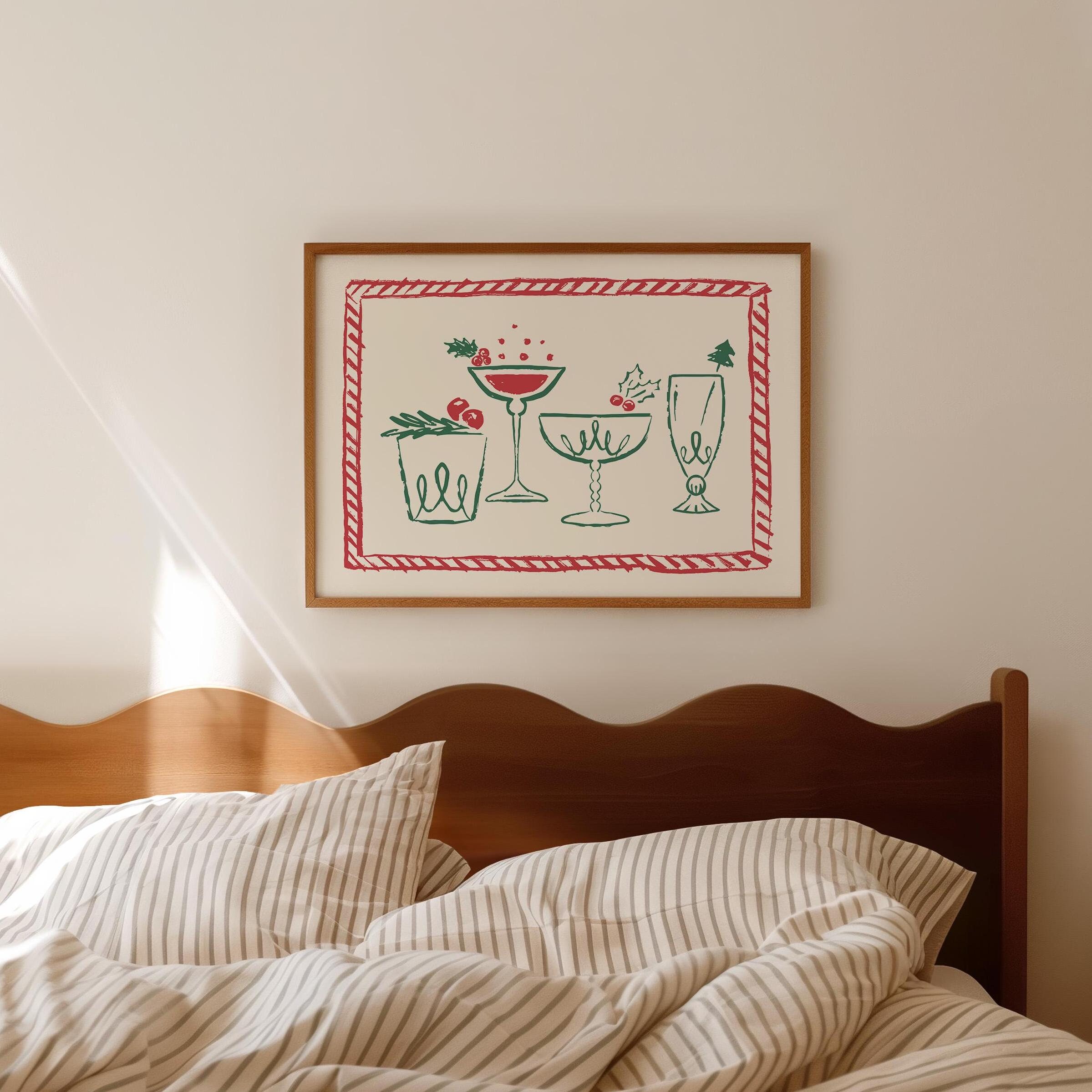 Christmas Cocktails Print - Image 2