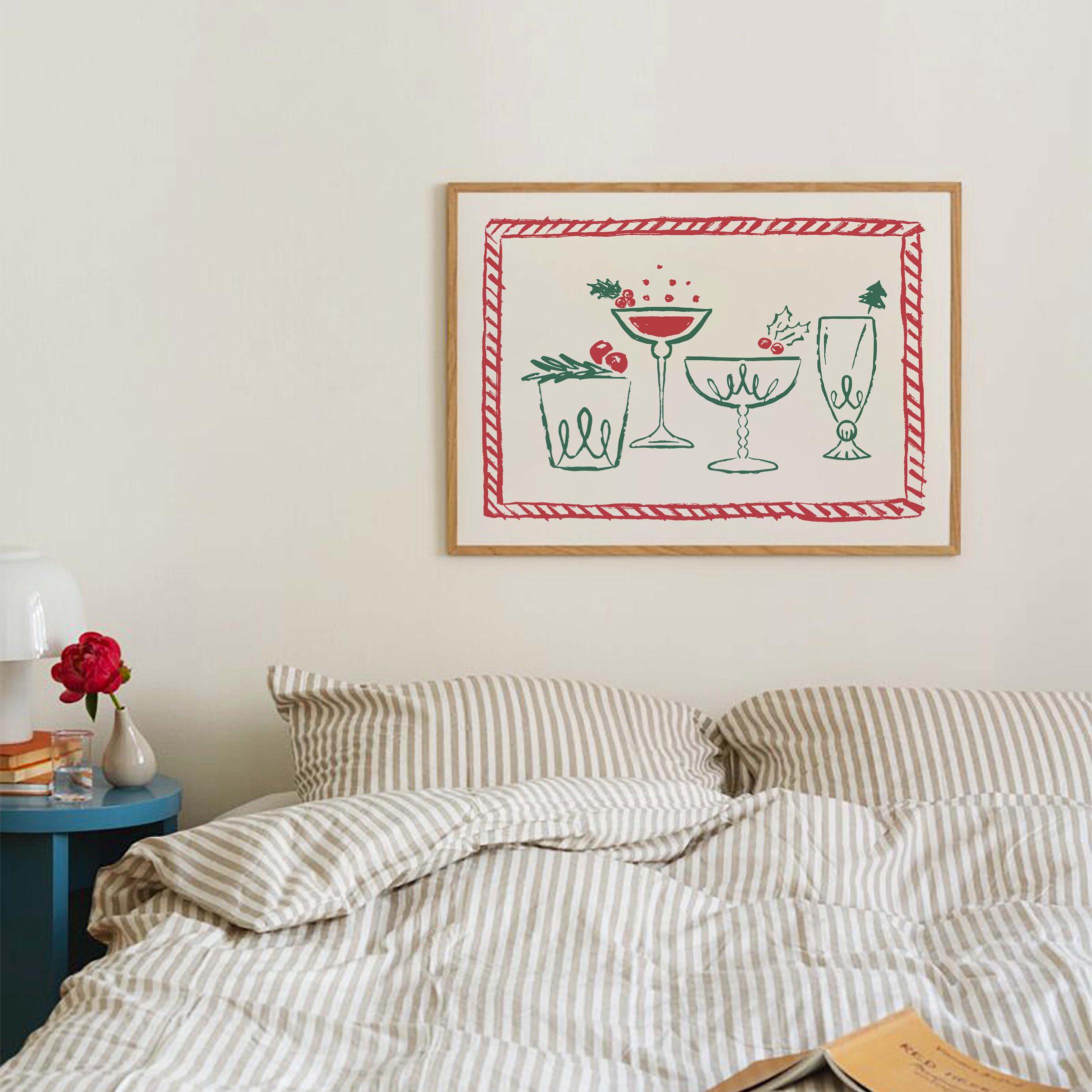 Christmas Cocktails Print - Image 4