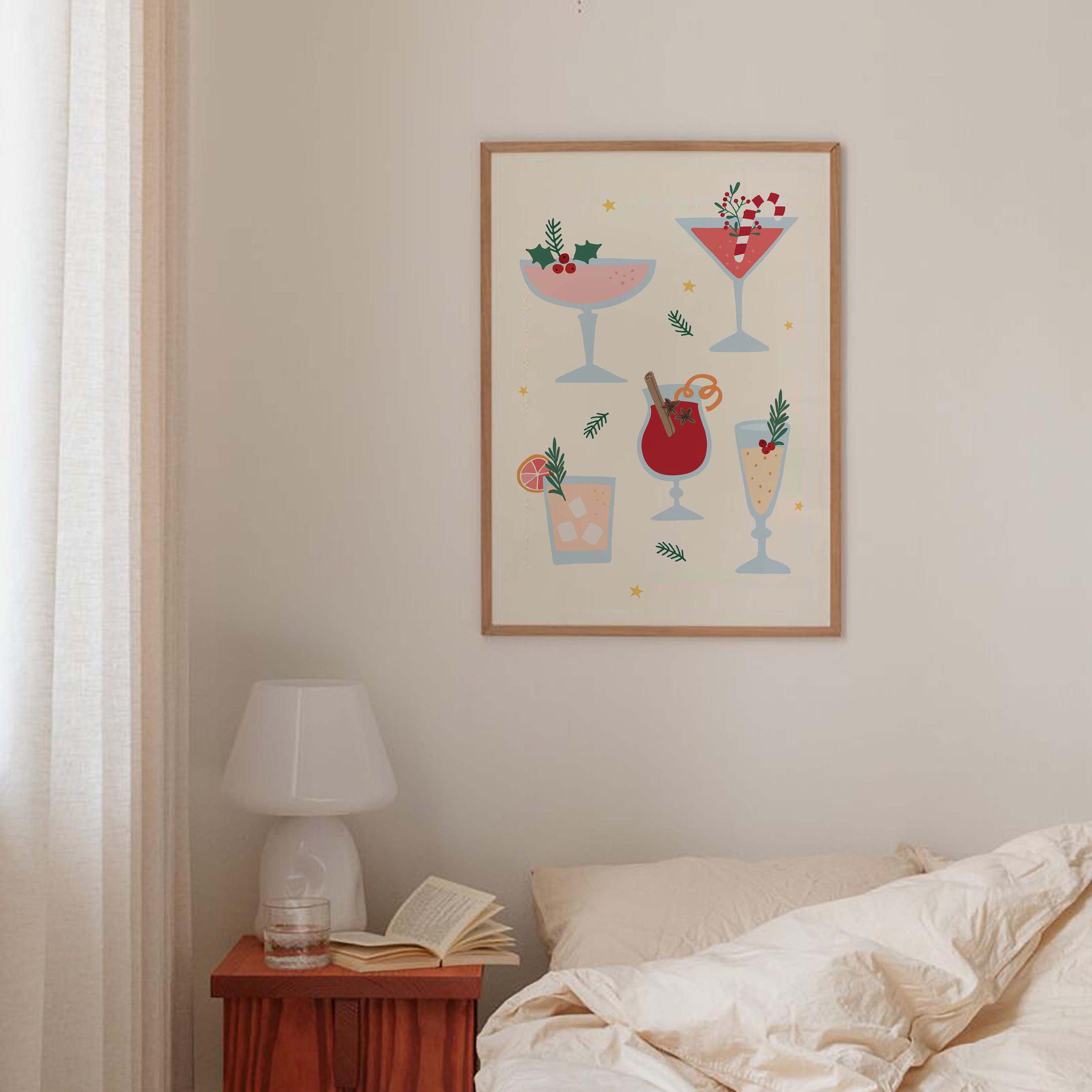 Christmas Cocktails Print - Image 4