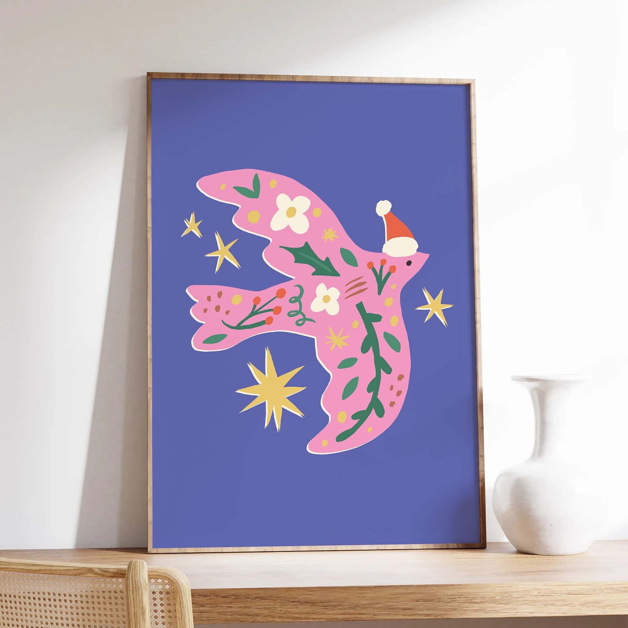 Christmas Dove Print - Image 3