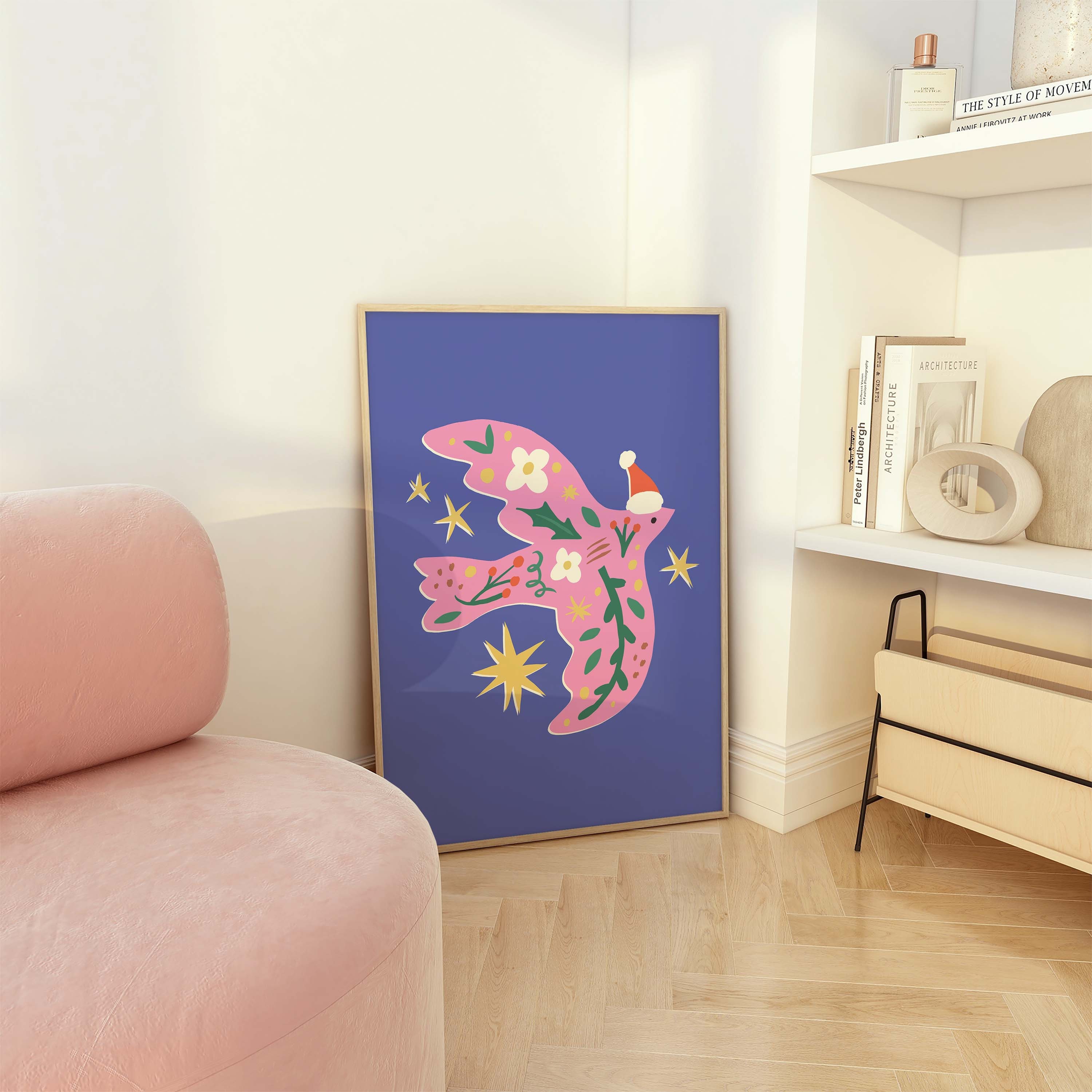 Christmas Dove Print - Image 4