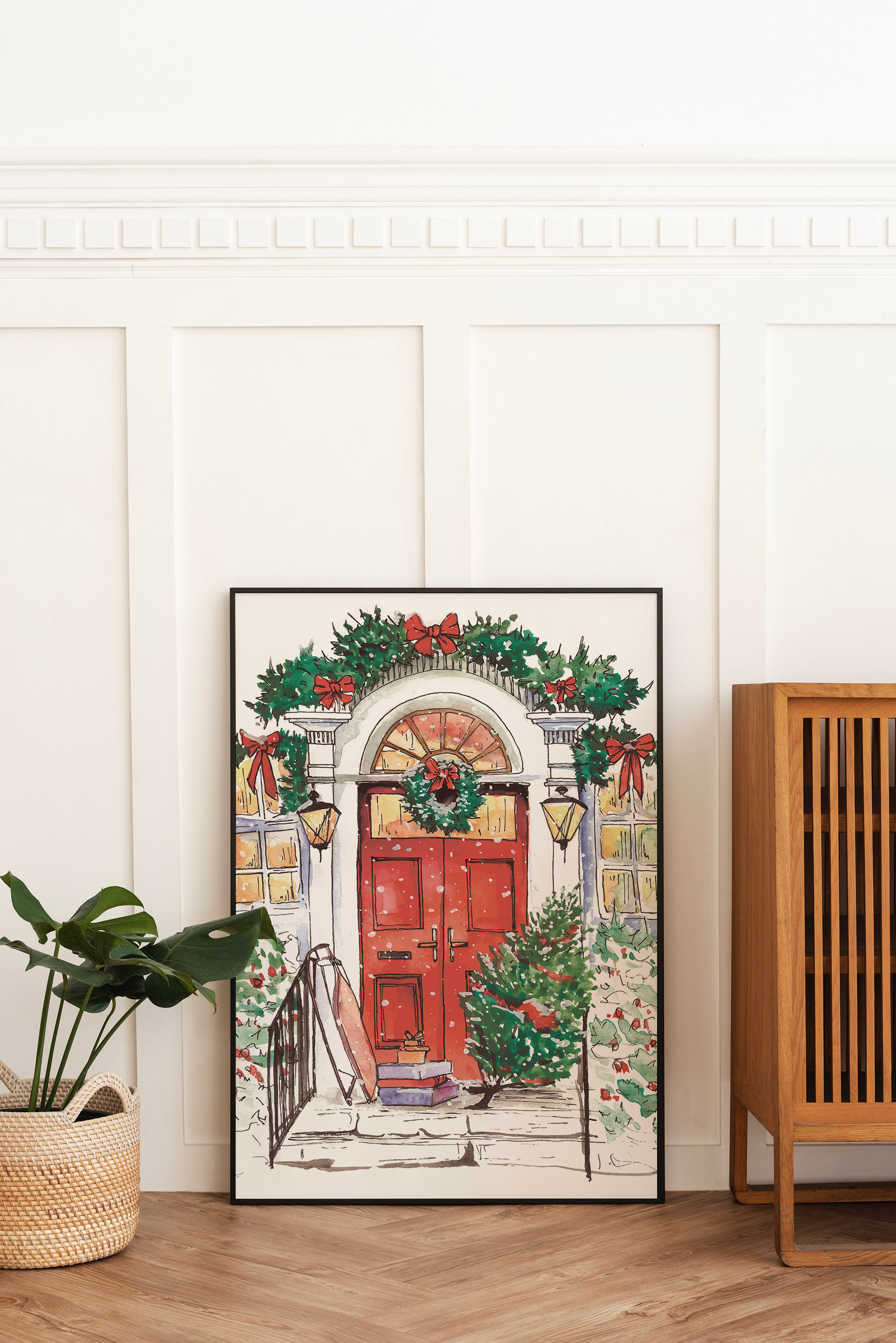 Christmas Front Door Print - Image 3