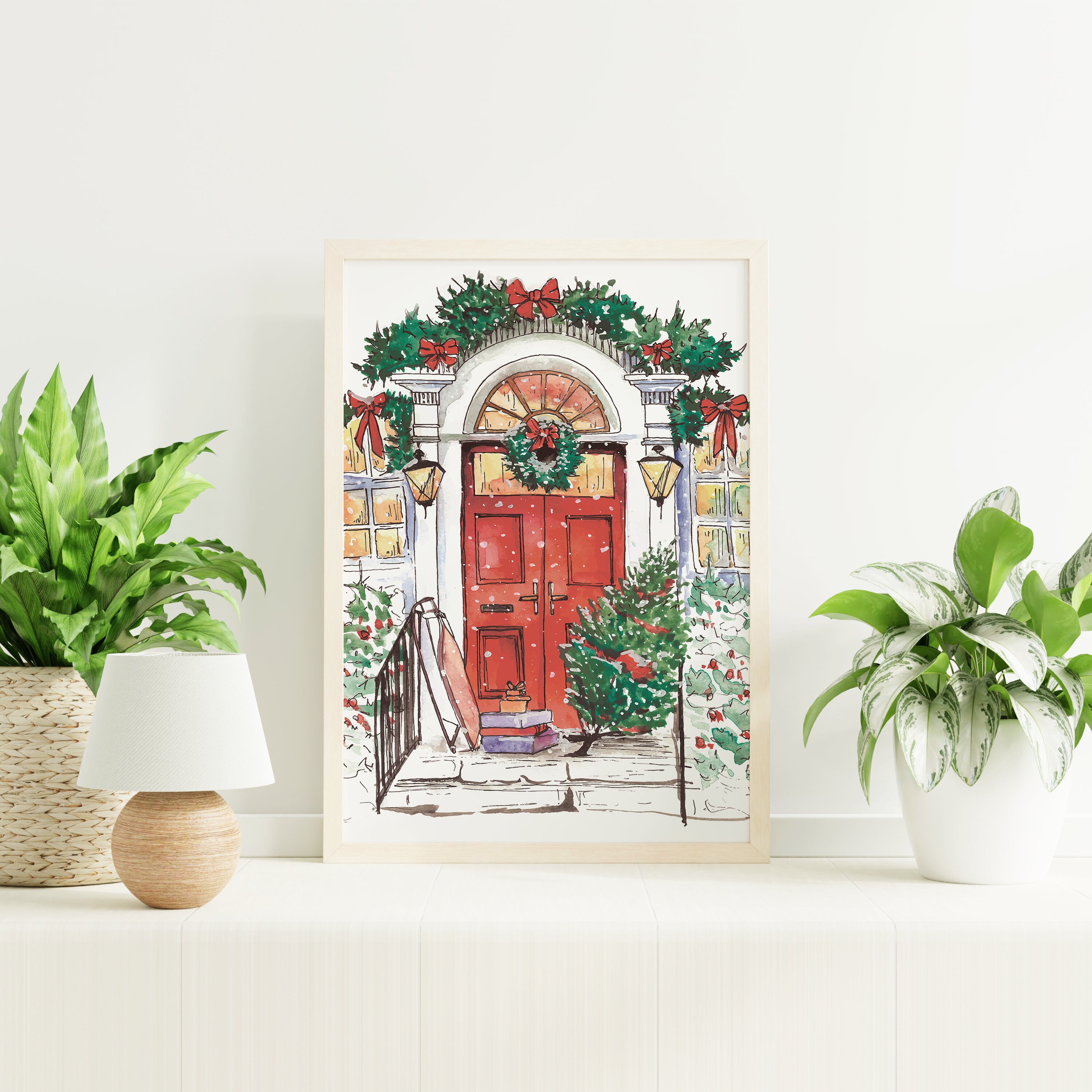 Christmas Front Door Print - Image 4