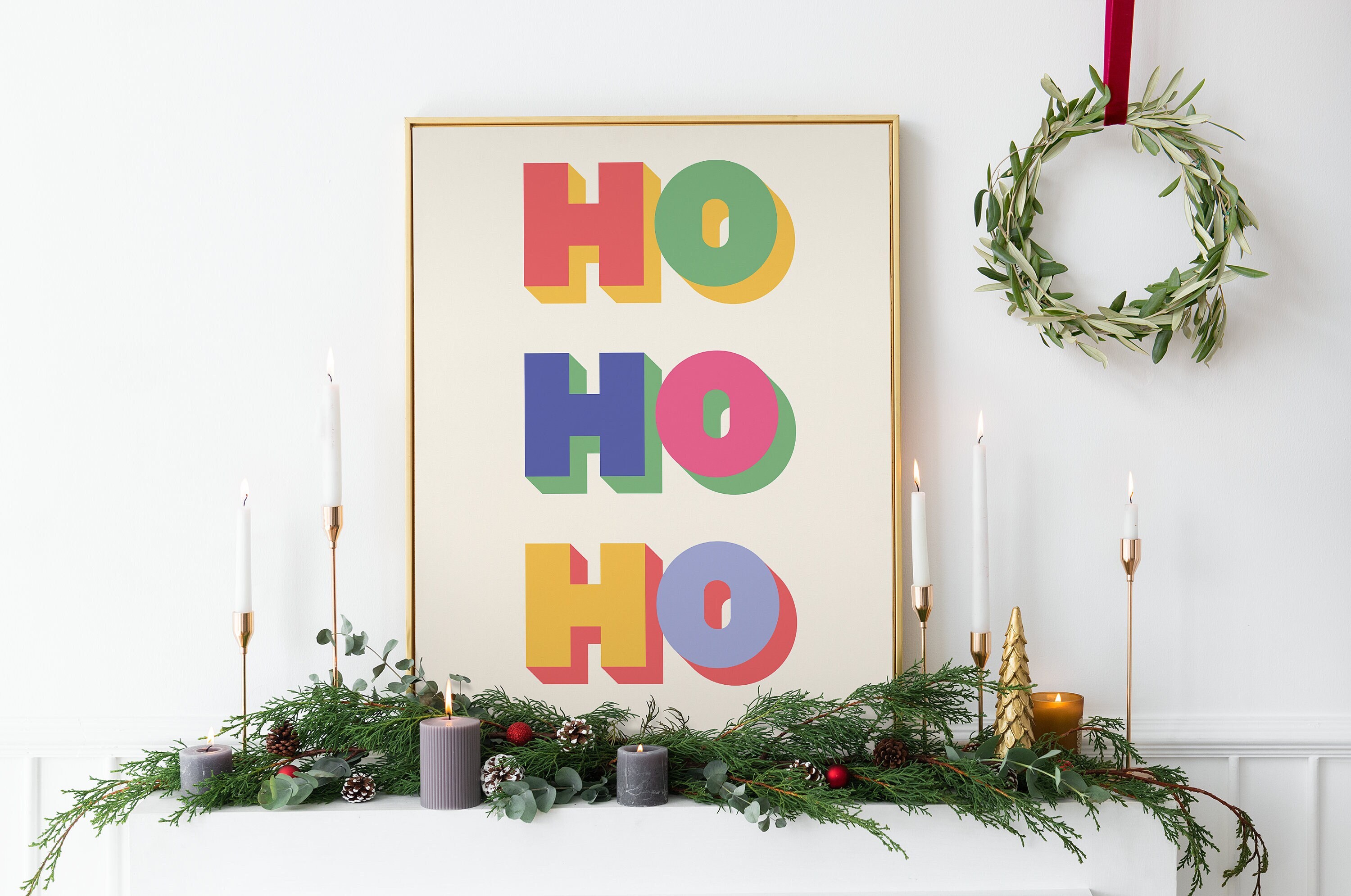Christmas Ho Ho Ho Print - Image 2