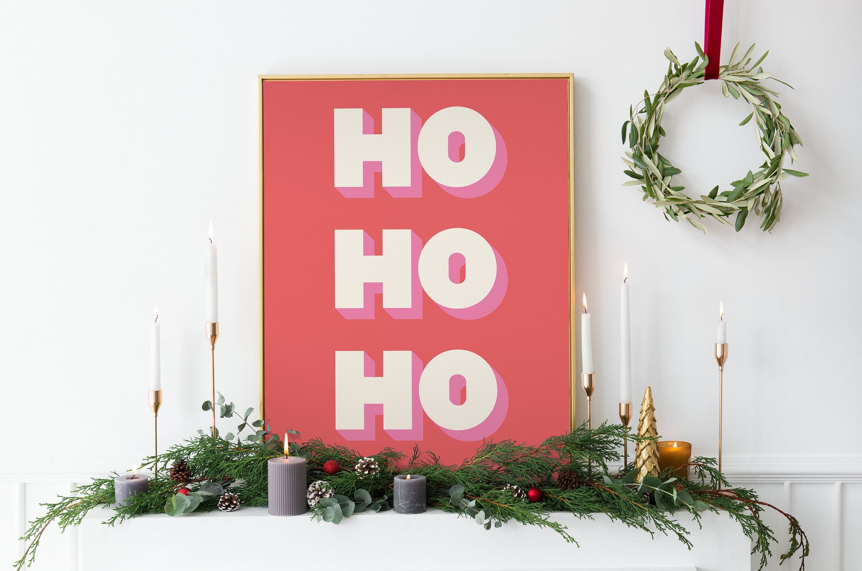 Christmas Ho Ho Ho Print - Image 2