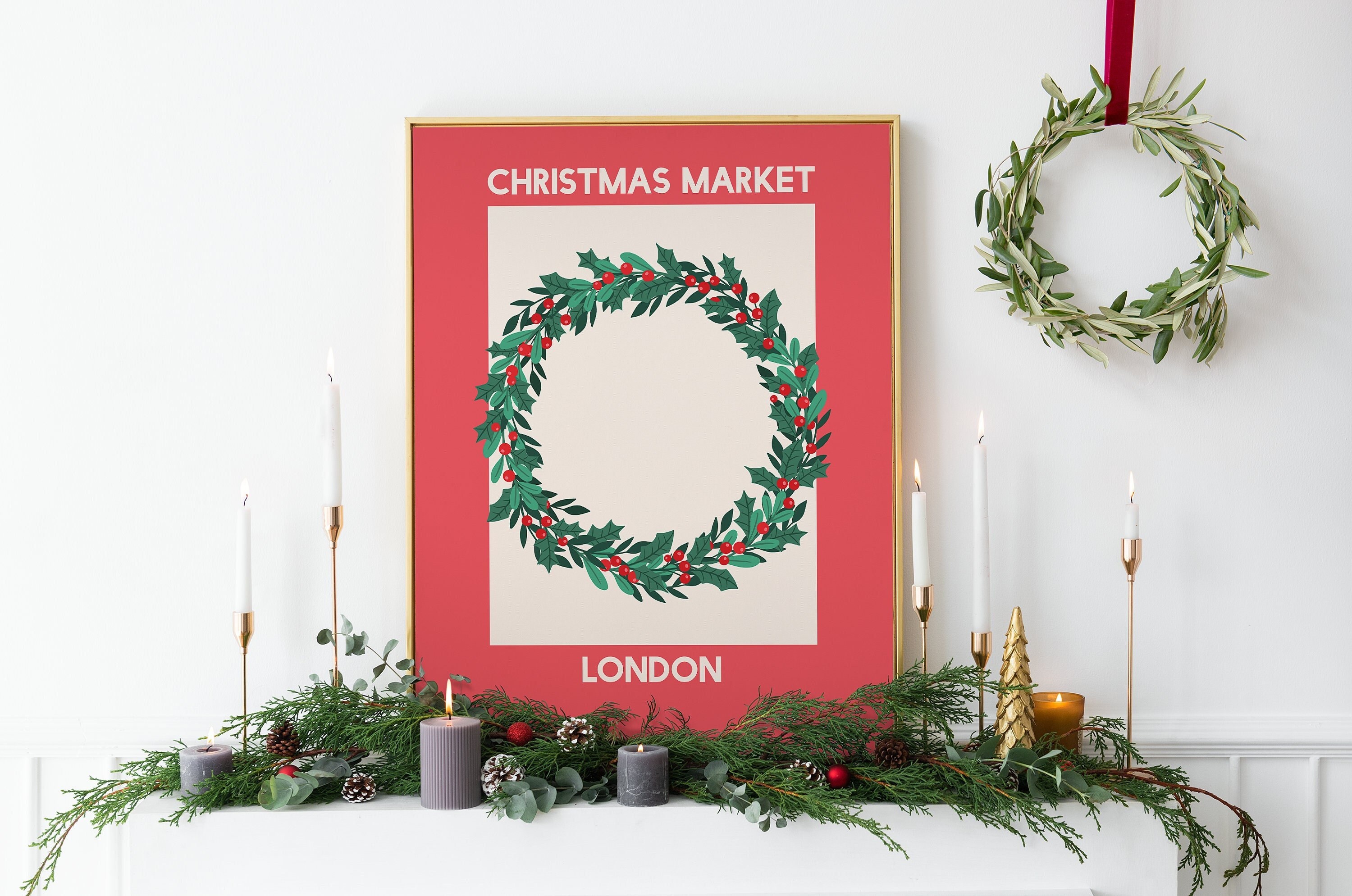 Christmas Market Print - Image 2