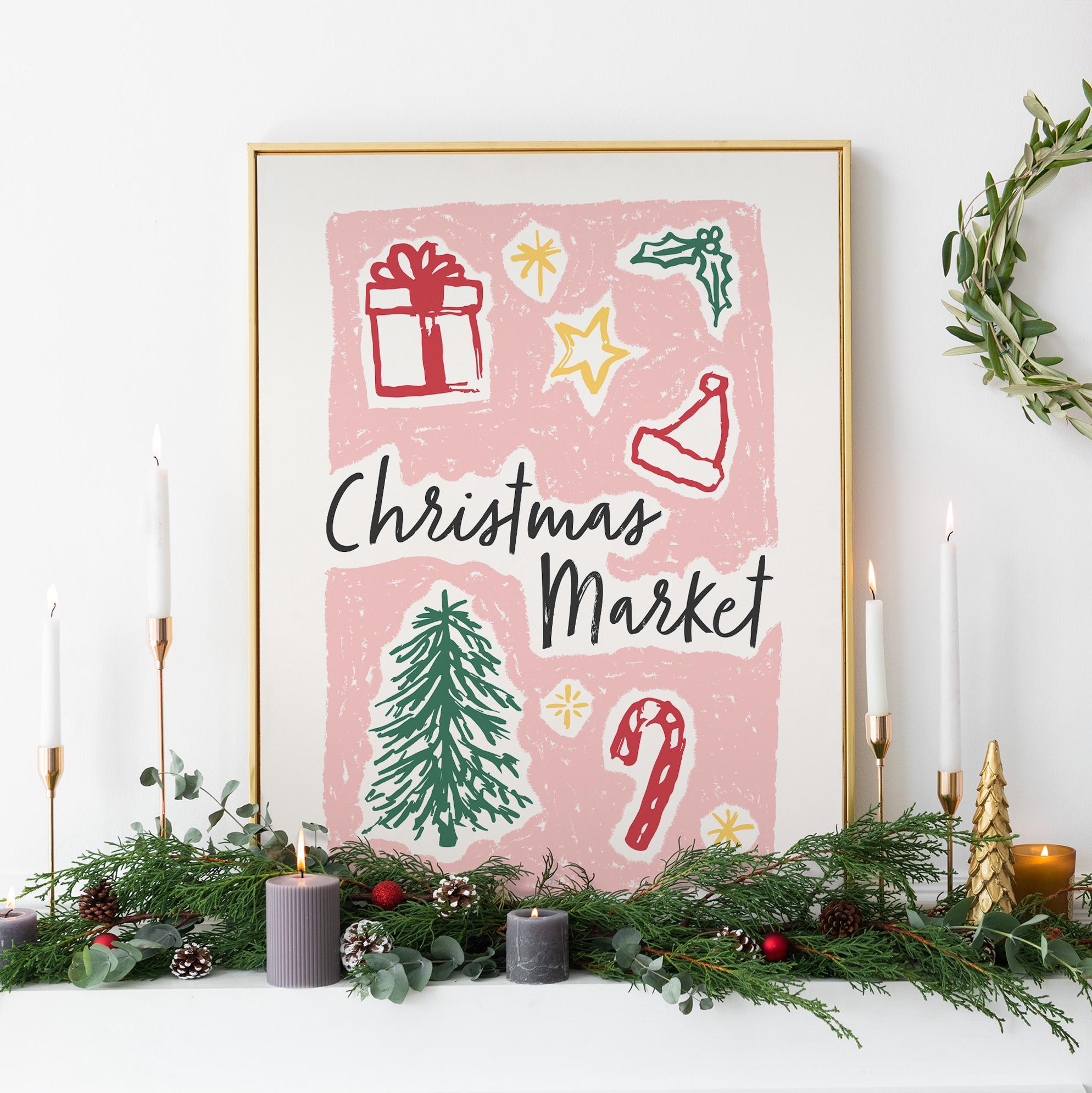 Christmas Market Print - Image 5
