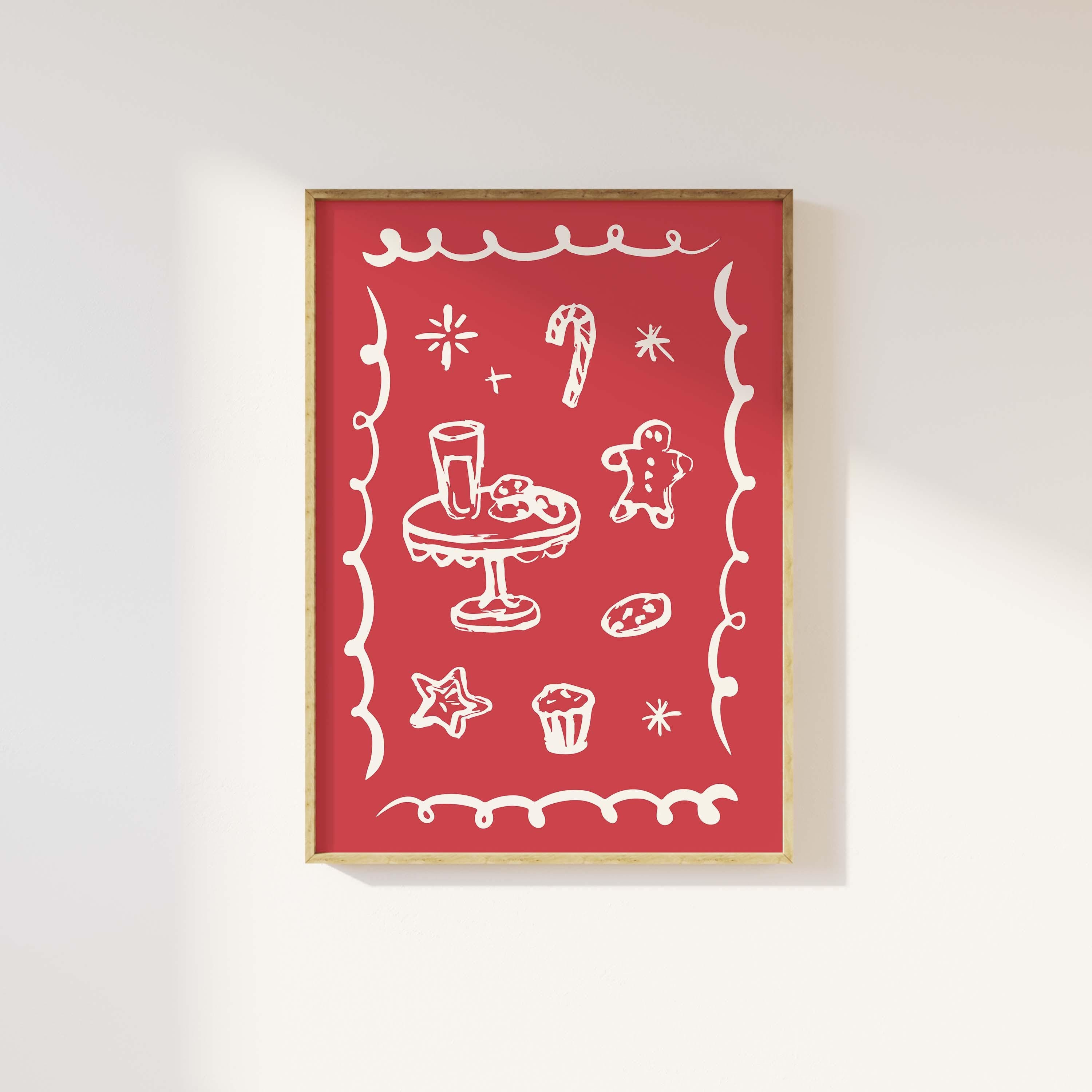 Christmas Milk & Cookies Print - Image 4