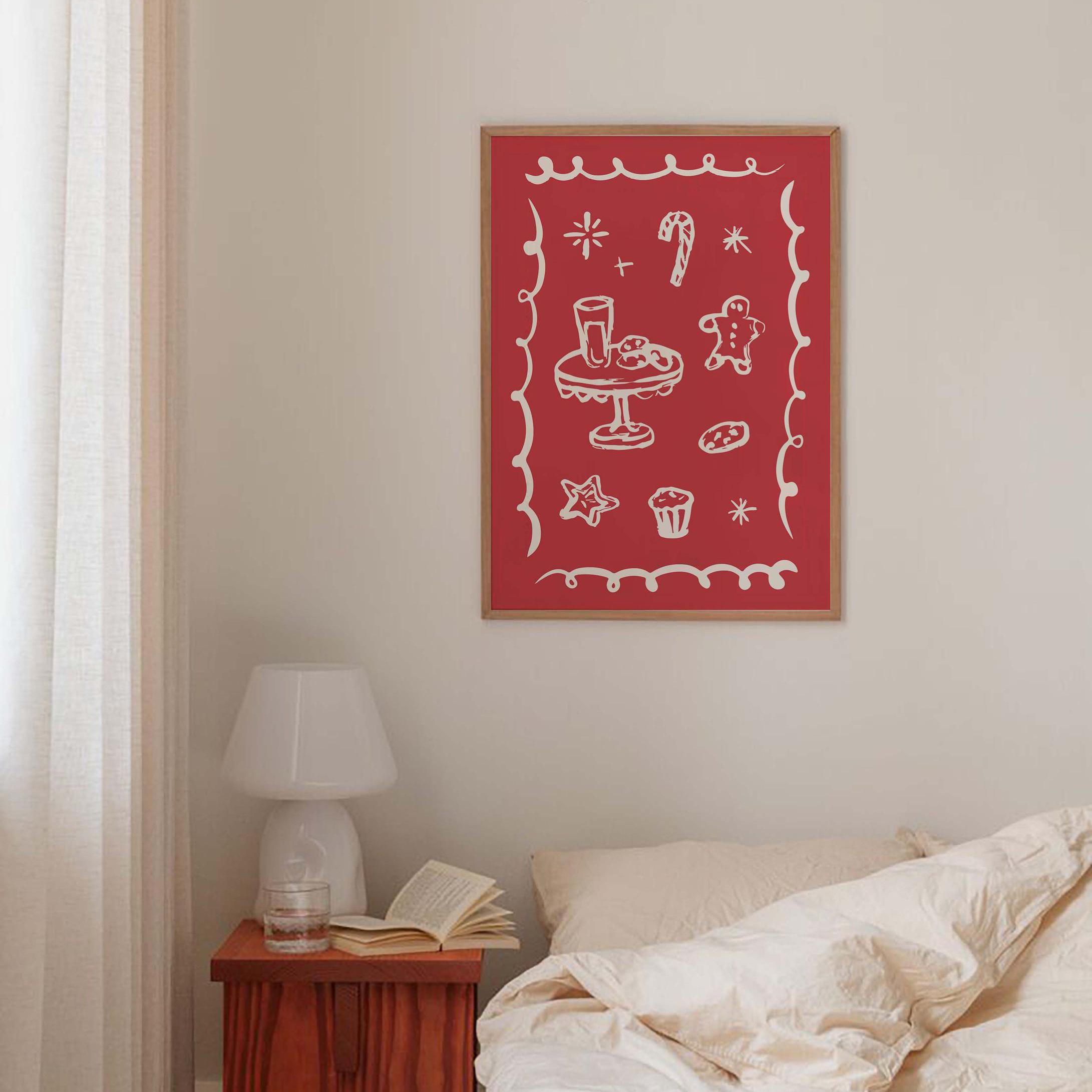 Christmas Milk & Cookies Print - Image 3