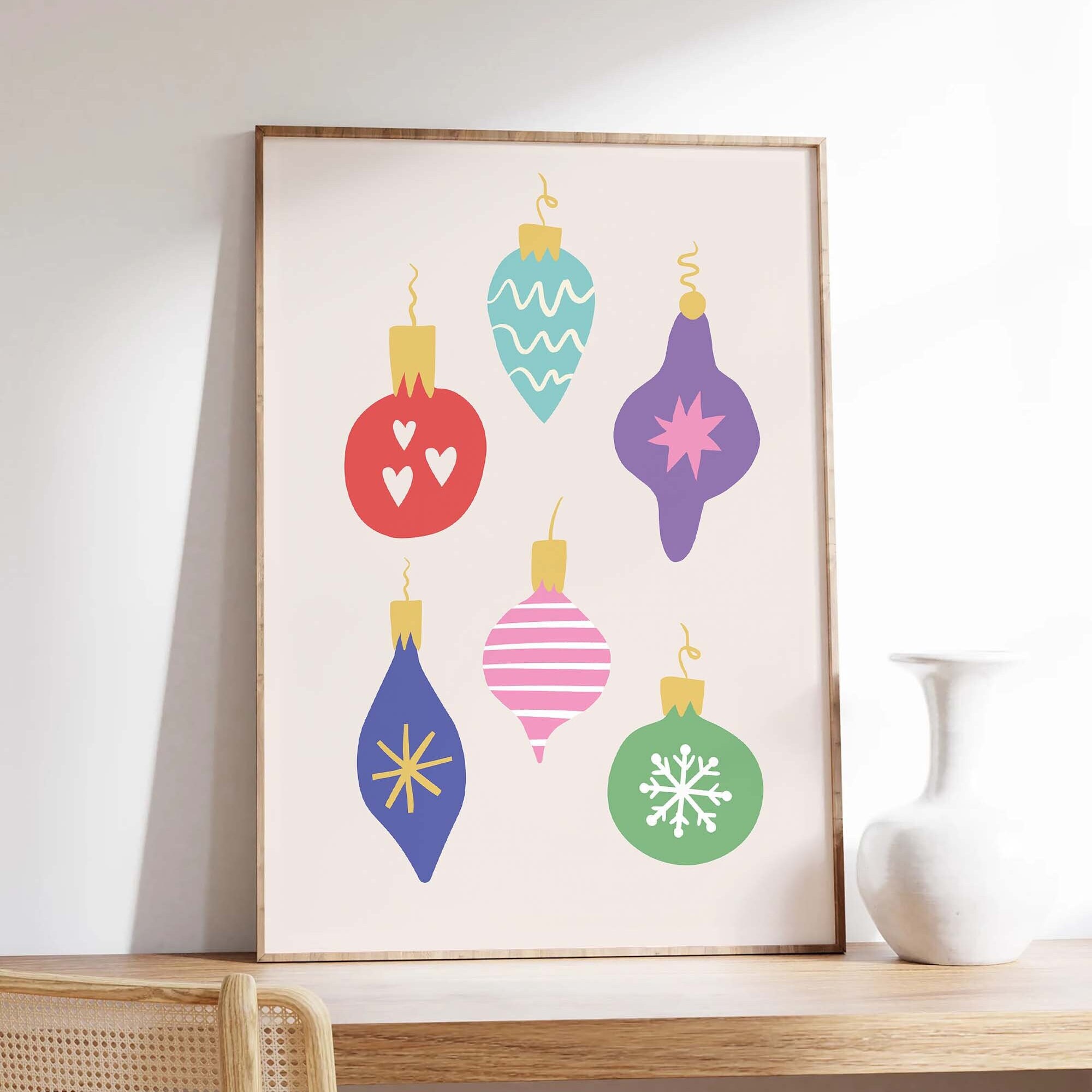 Christmas Ornaments Print - Image 5