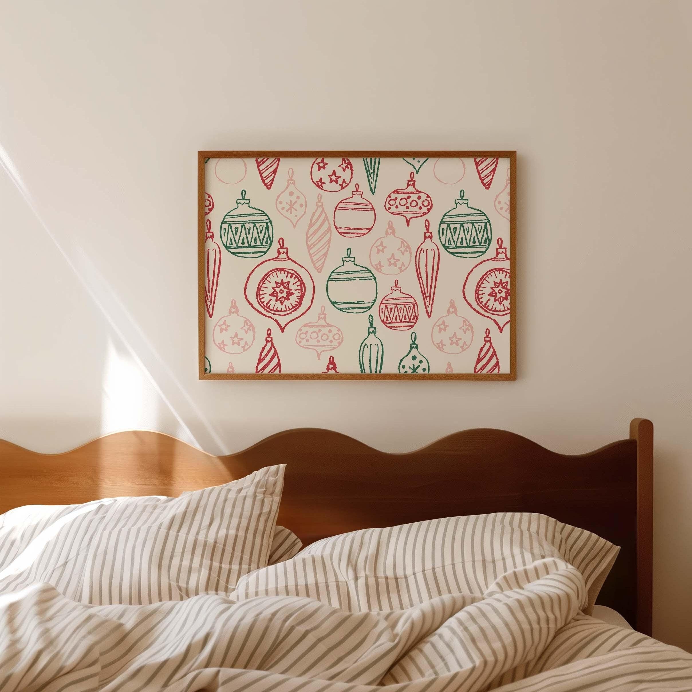 Christmas Ornaments Print - Image 2