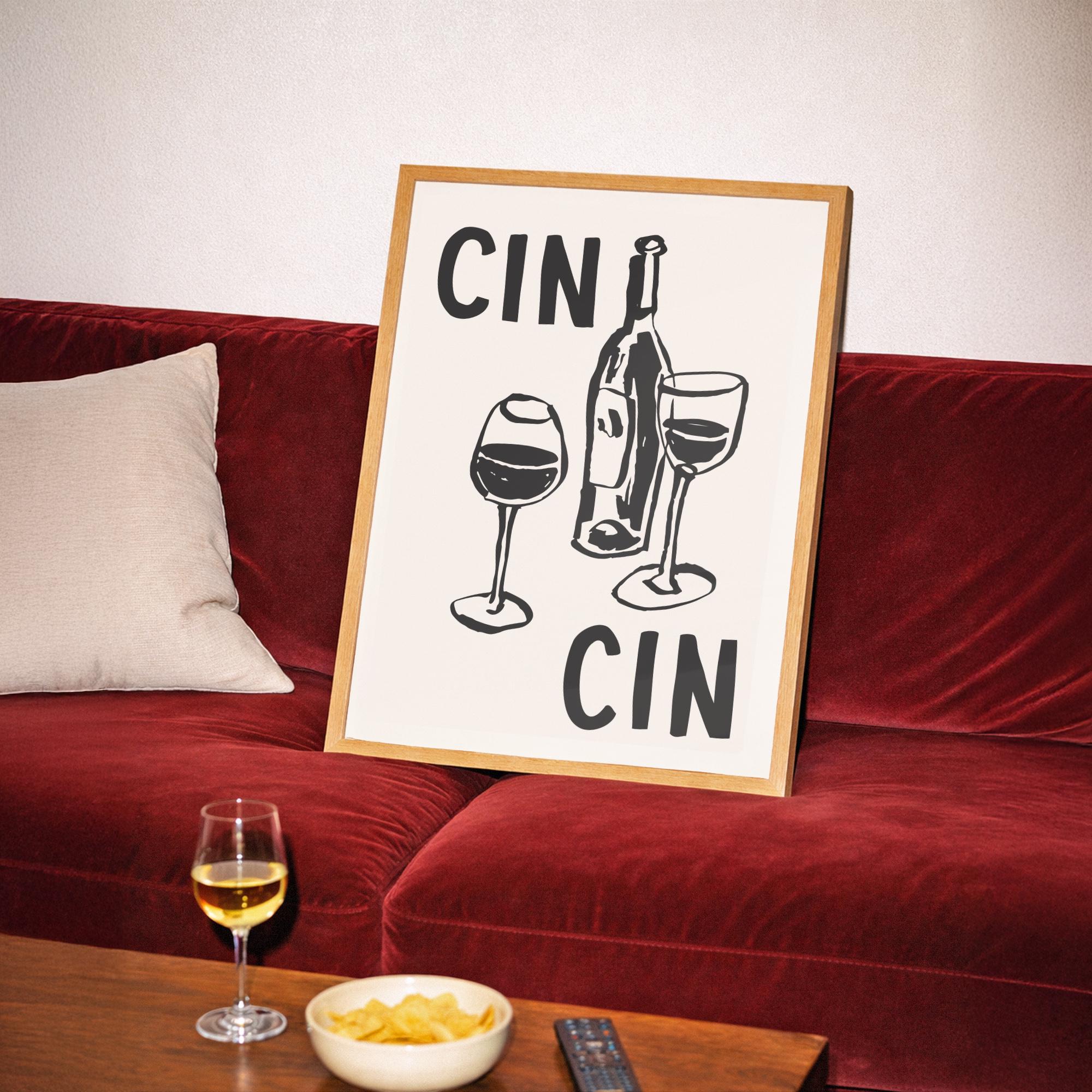 Cin Cin Kitchen Print - Image 2