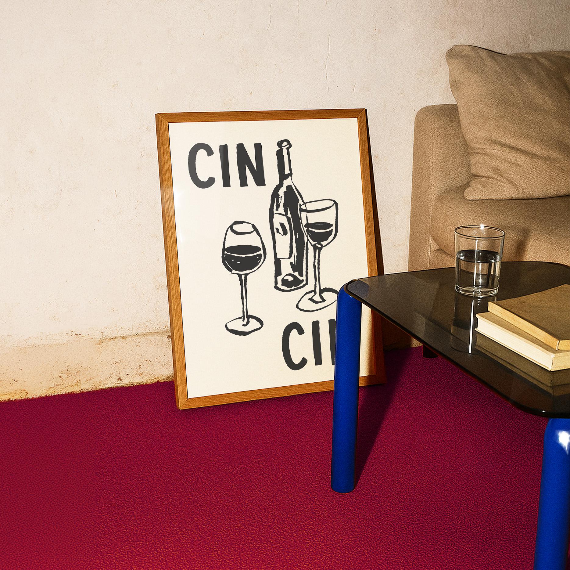 Cin Cin Kitchen Print - Image 4