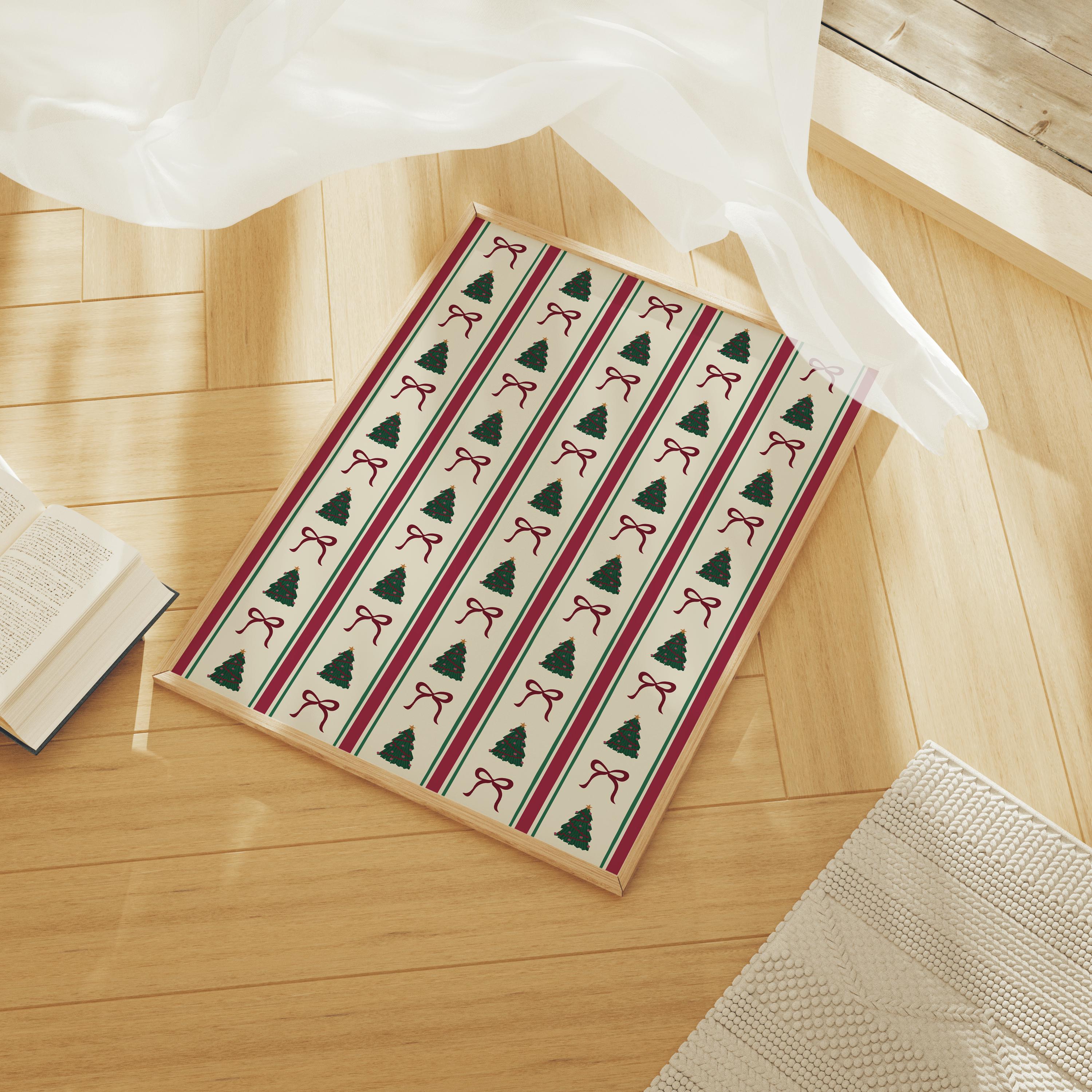 Classic Christmas Pattern Print - Image 4