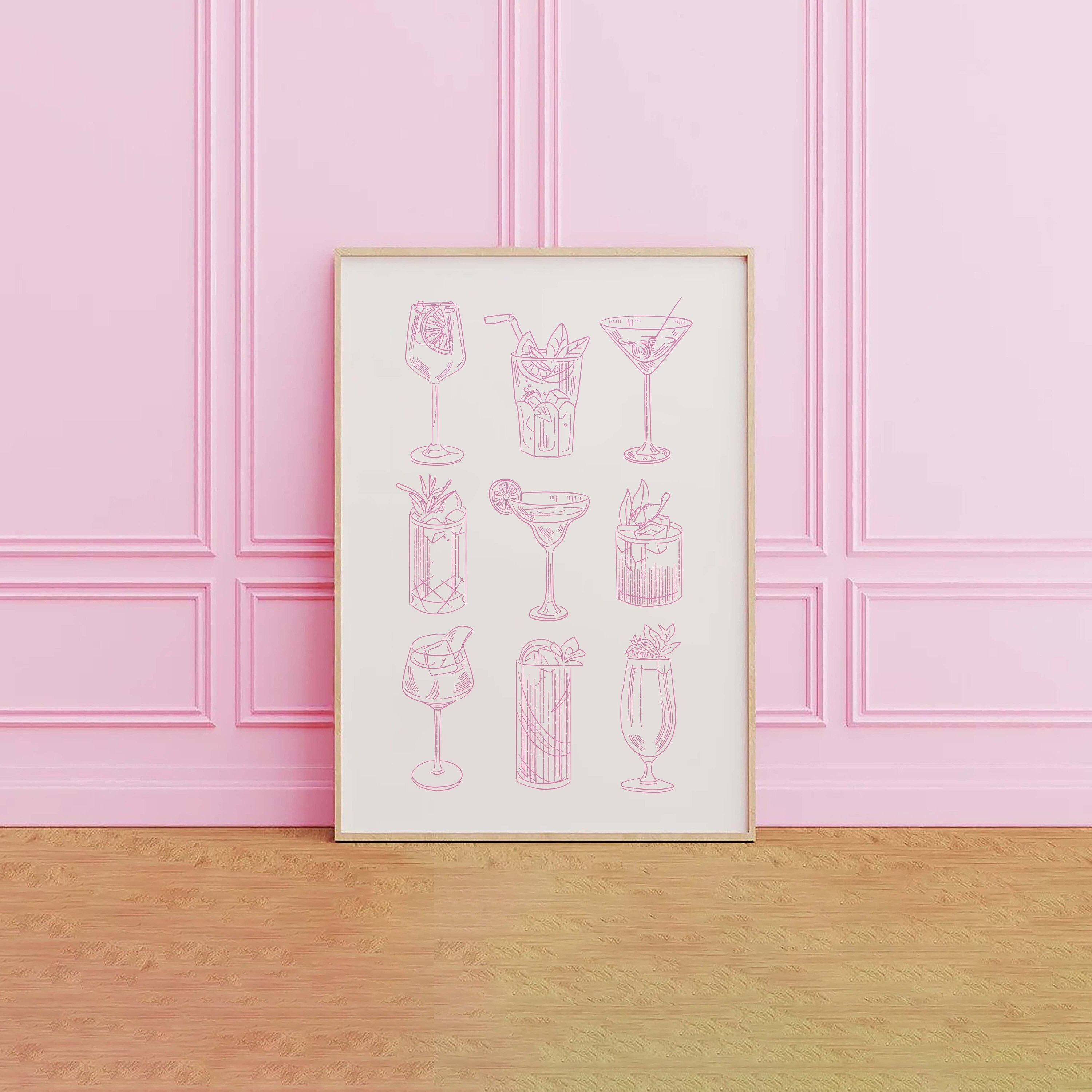 Cocktail Sketch Print