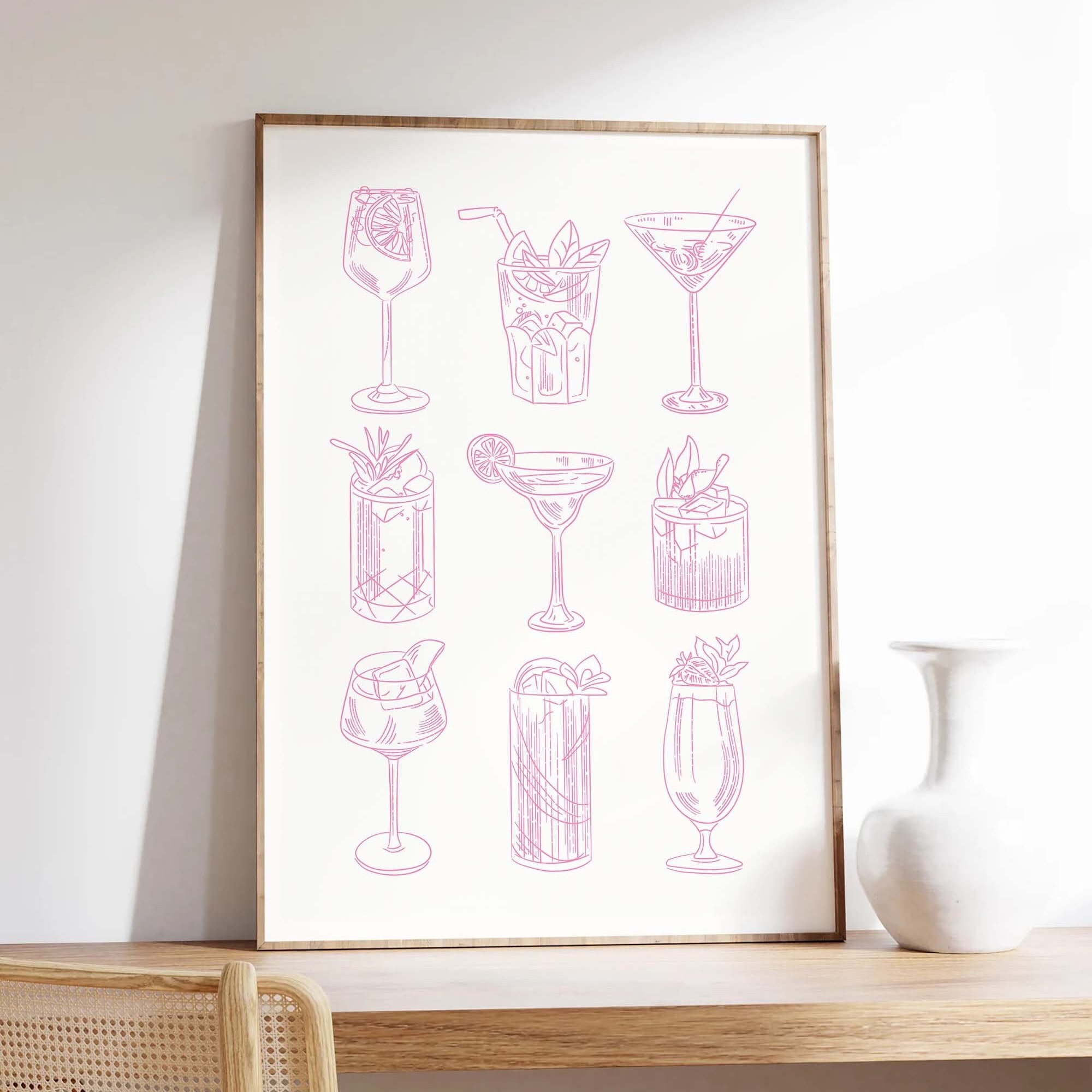 Cocktail Sketch Print - Image 4