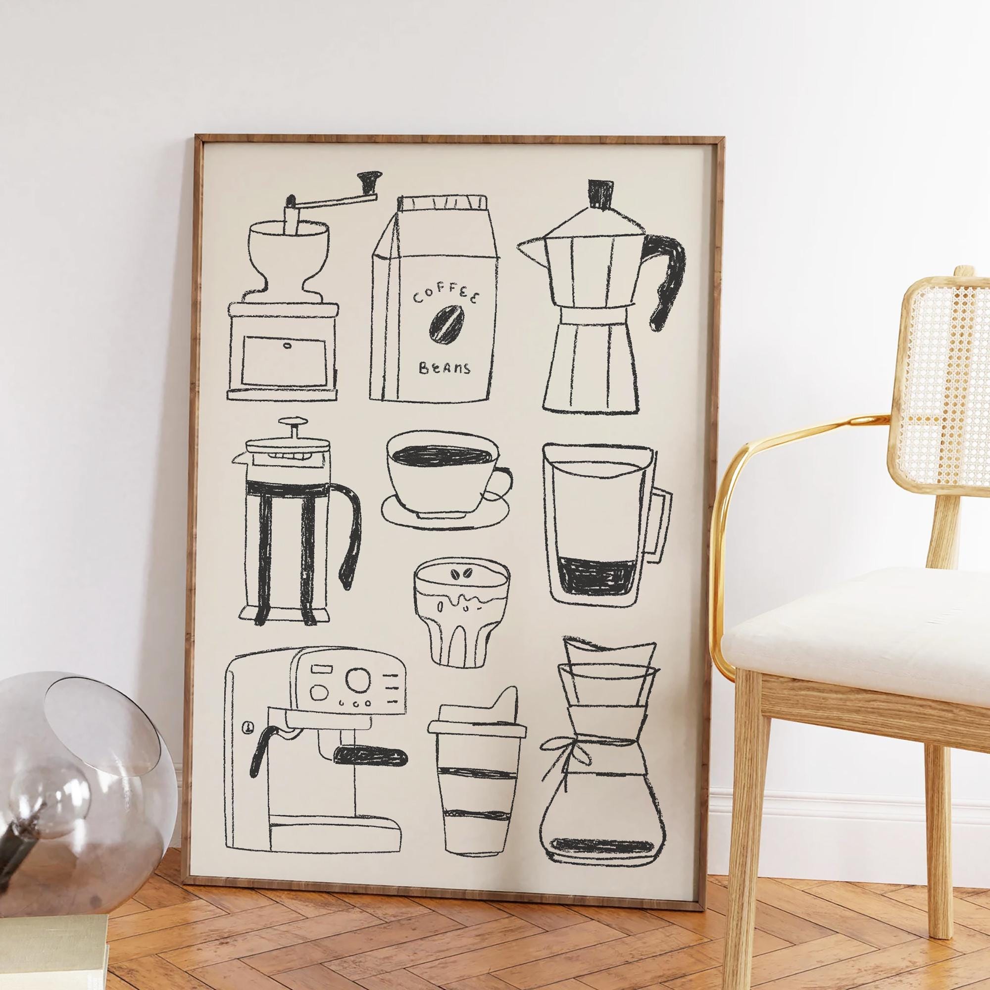 Coffee Sketch Print - Image 4