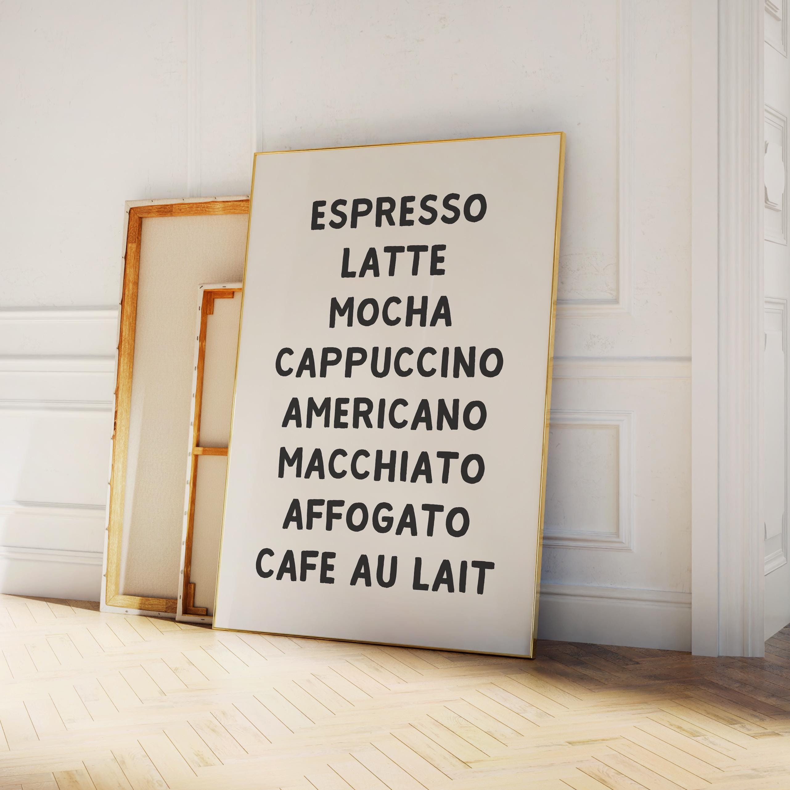 Coffee Types Print - Image 2