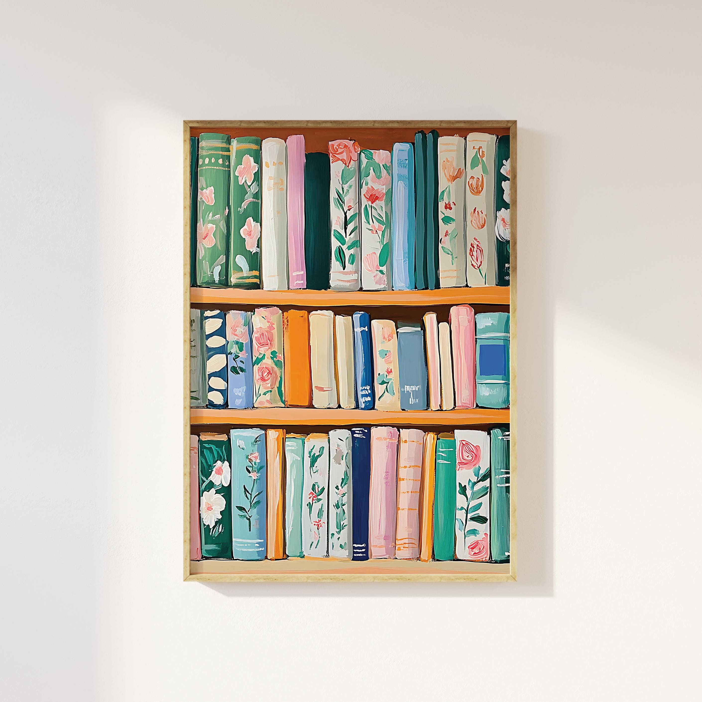Colorful Bookshelf Print - Image 5