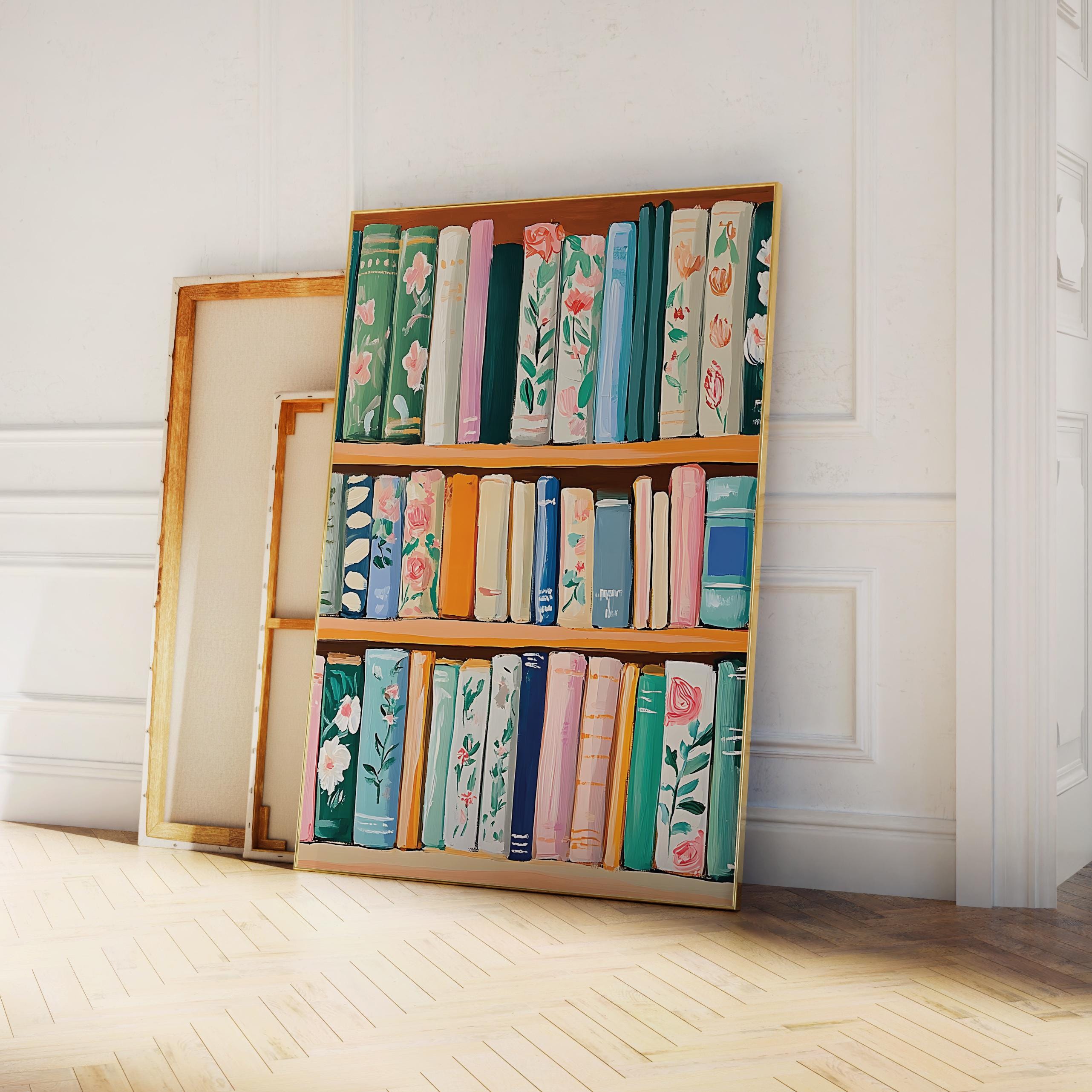 Colorful Bookshelf Print - Image 4