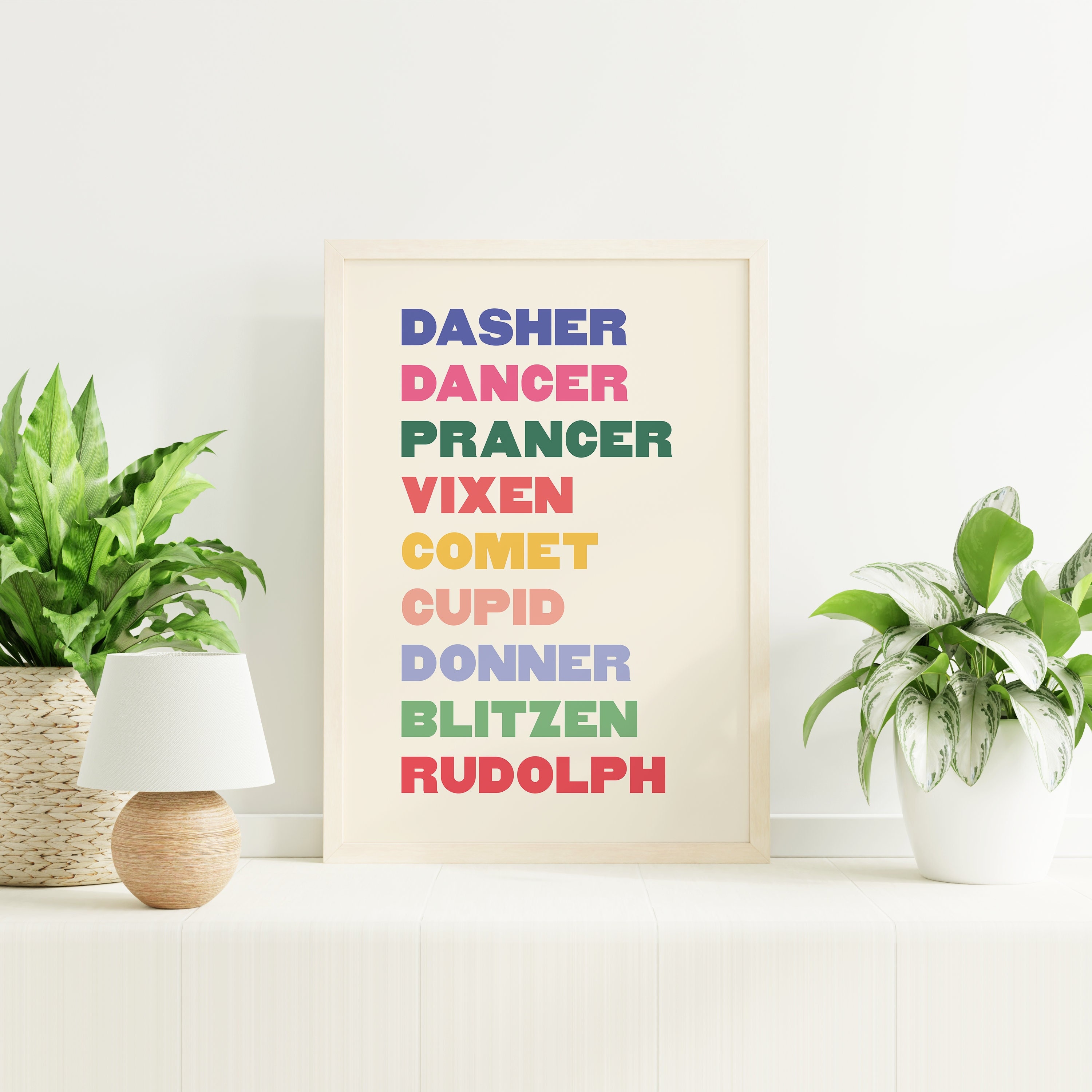 Colorful Reindeer Print - Image 2