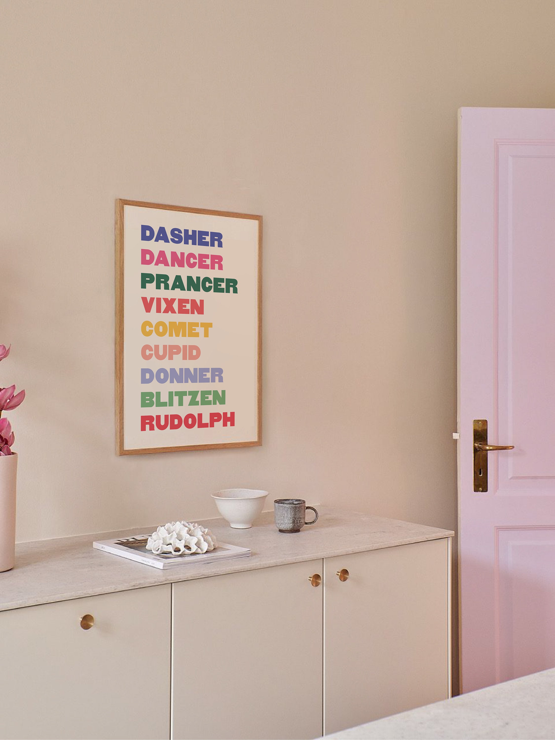 Colorful Reindeer Print - Image 5