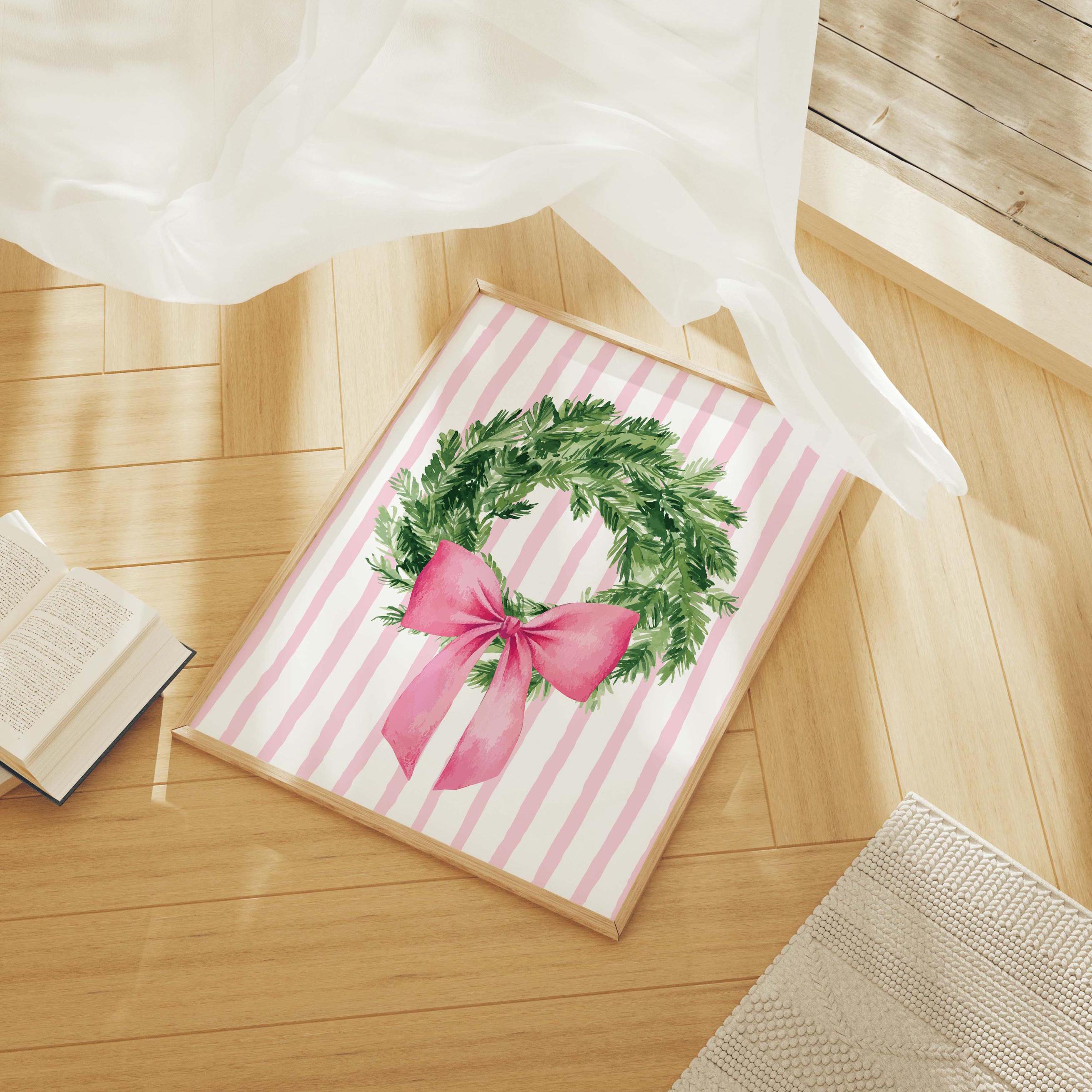 Coquette Christmas Wreath Print - Image 4