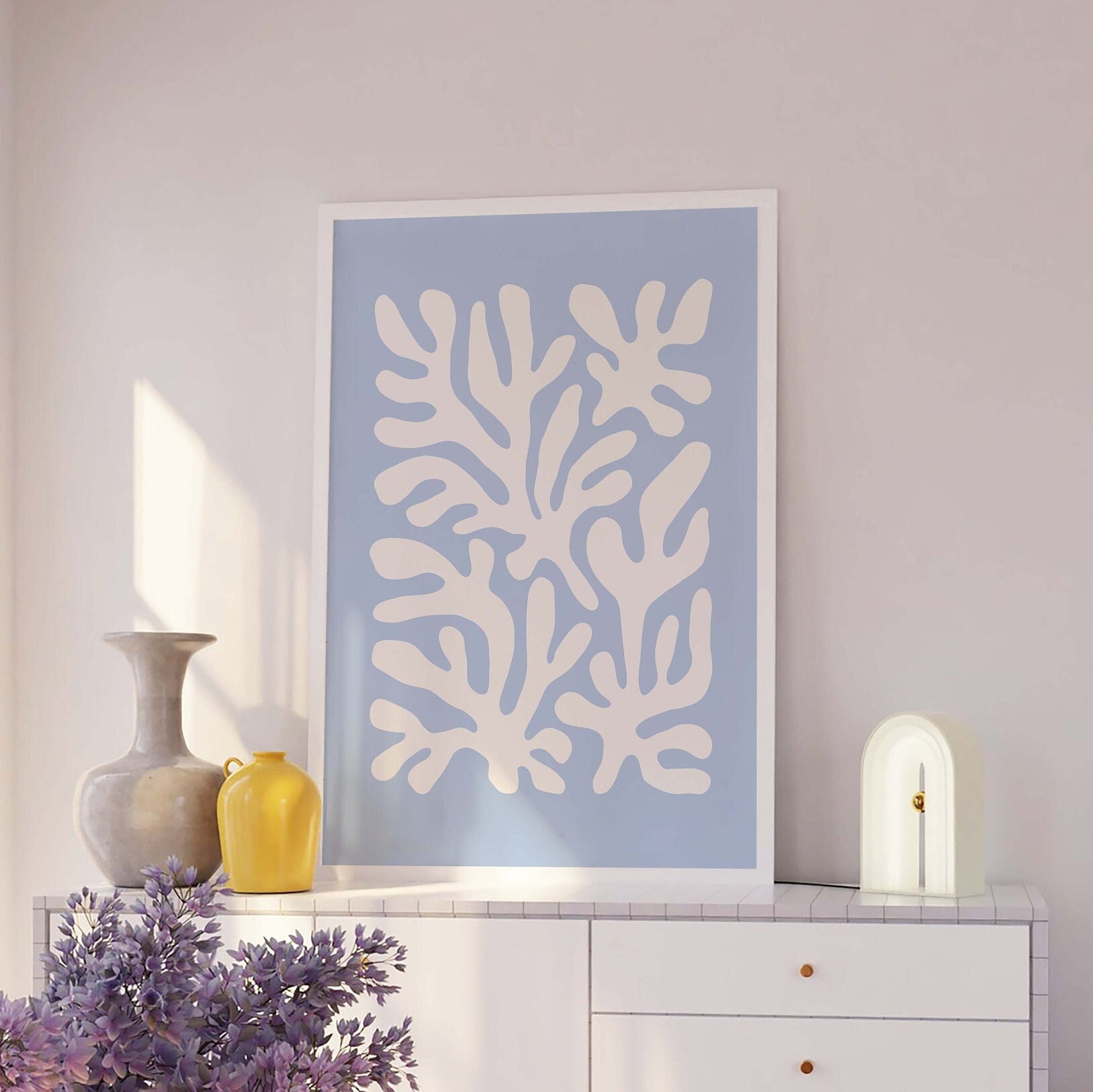 Coral Seaweed Print - Image 2