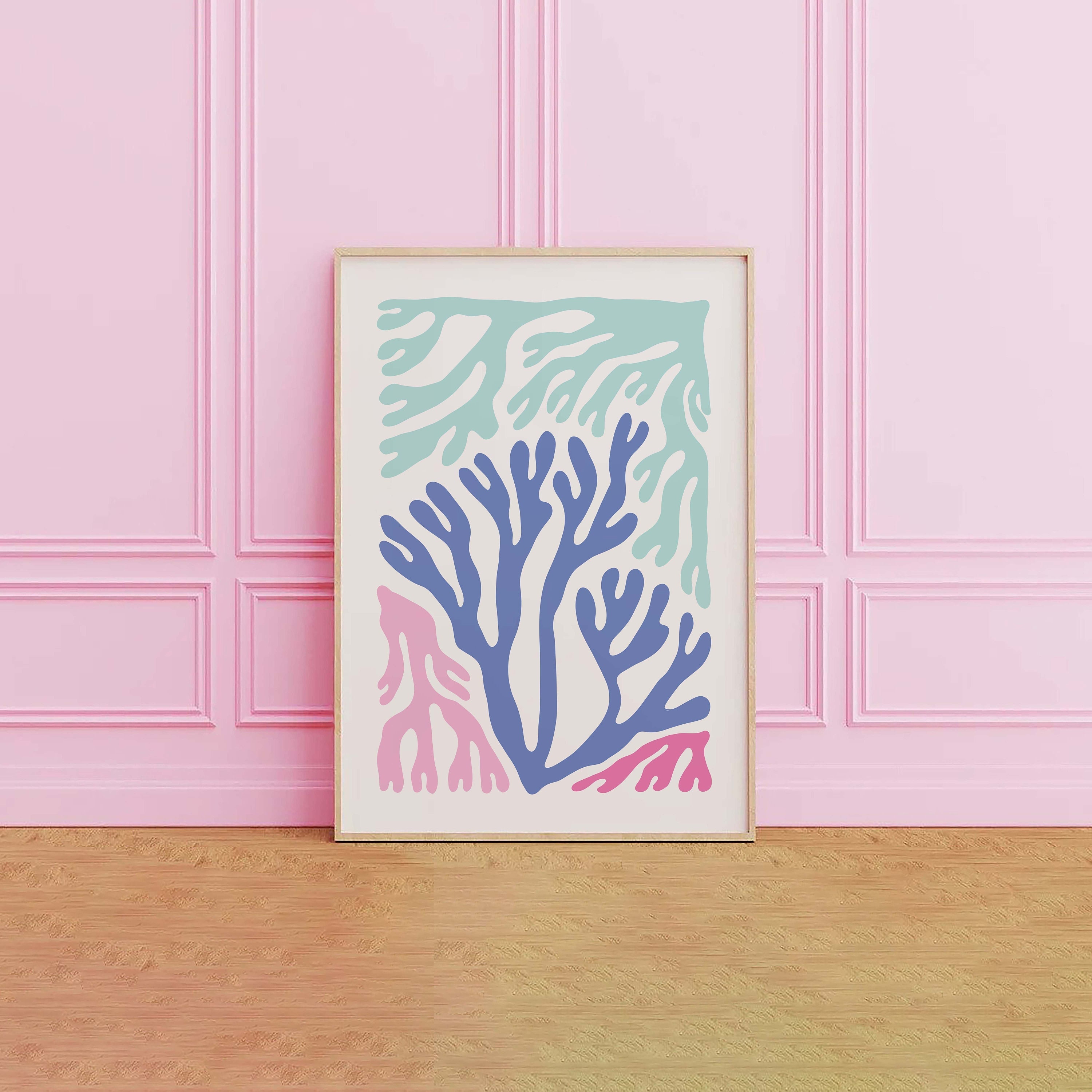 Coral Seaweed Print - Image 2