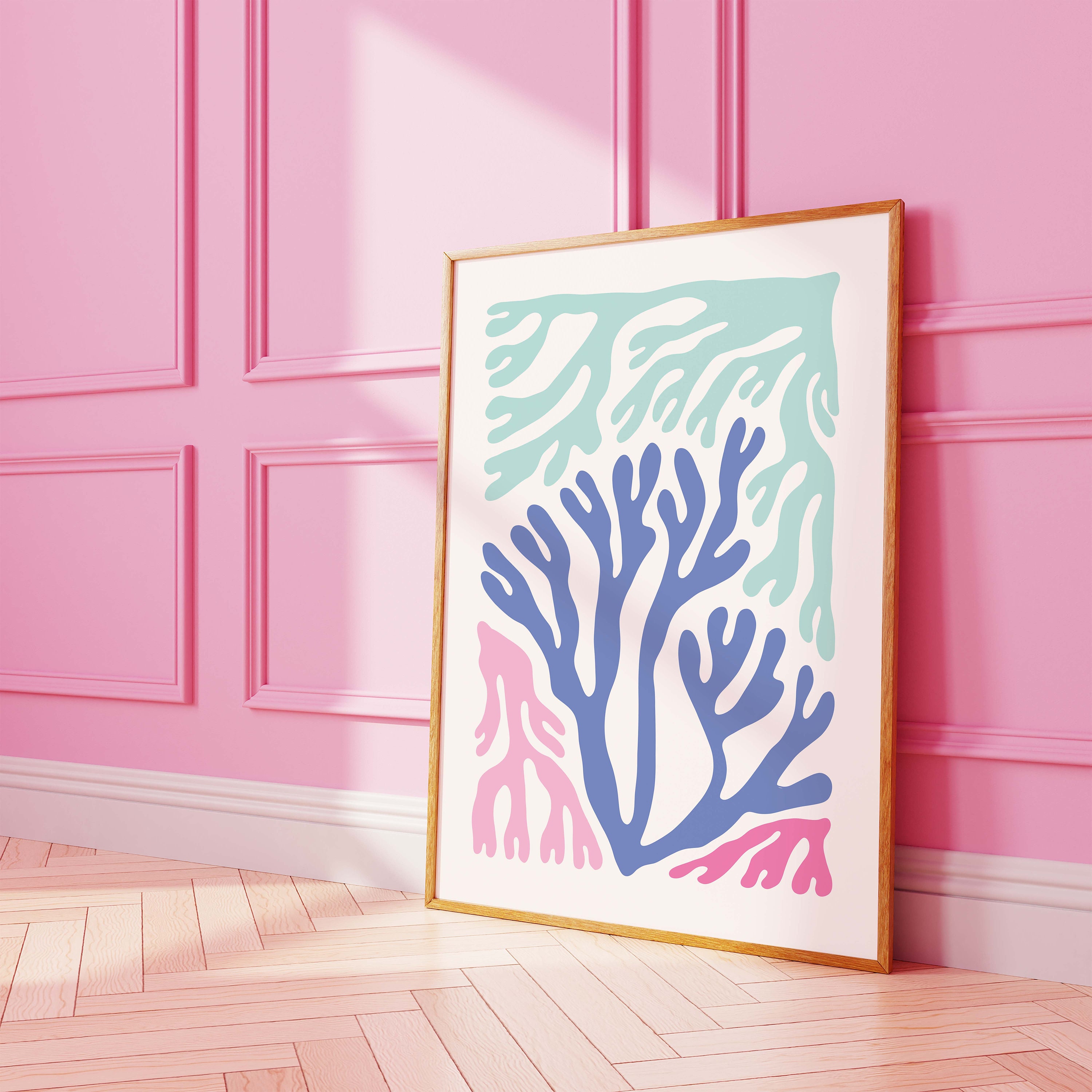 Coral Seaweed Print - Image 5
