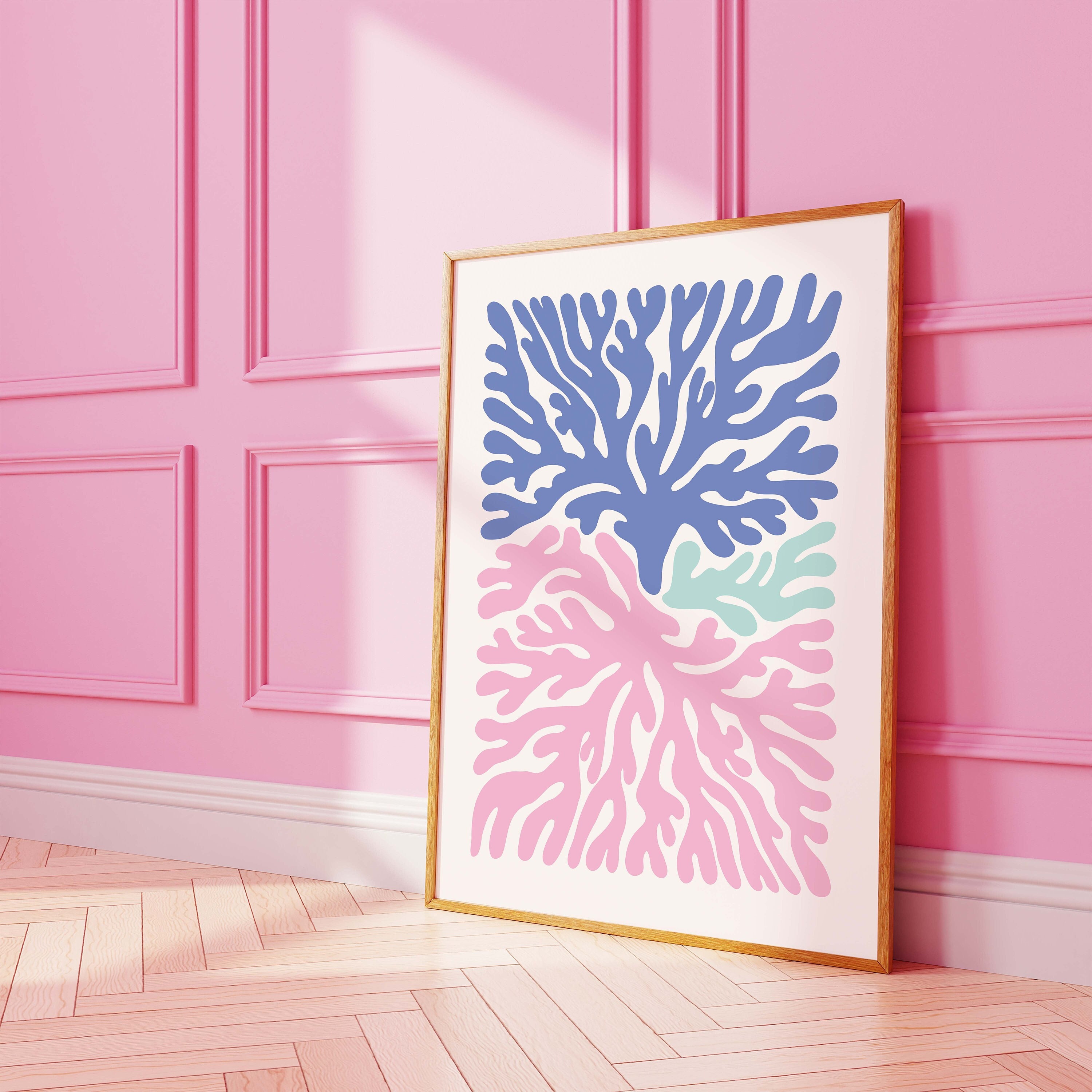 Coral Seaweed Print - Image 2