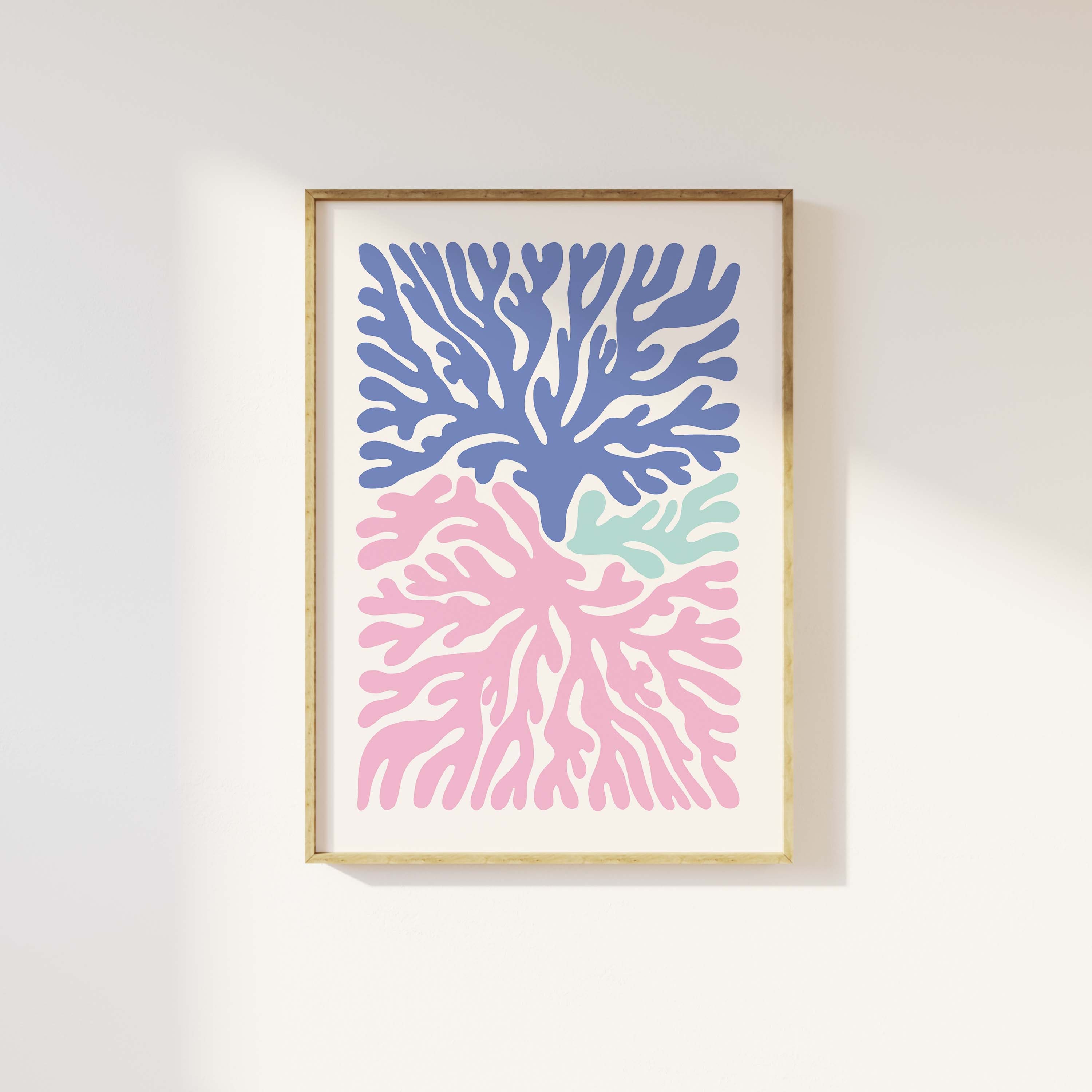 Coral Seaweed Print - Image 3
