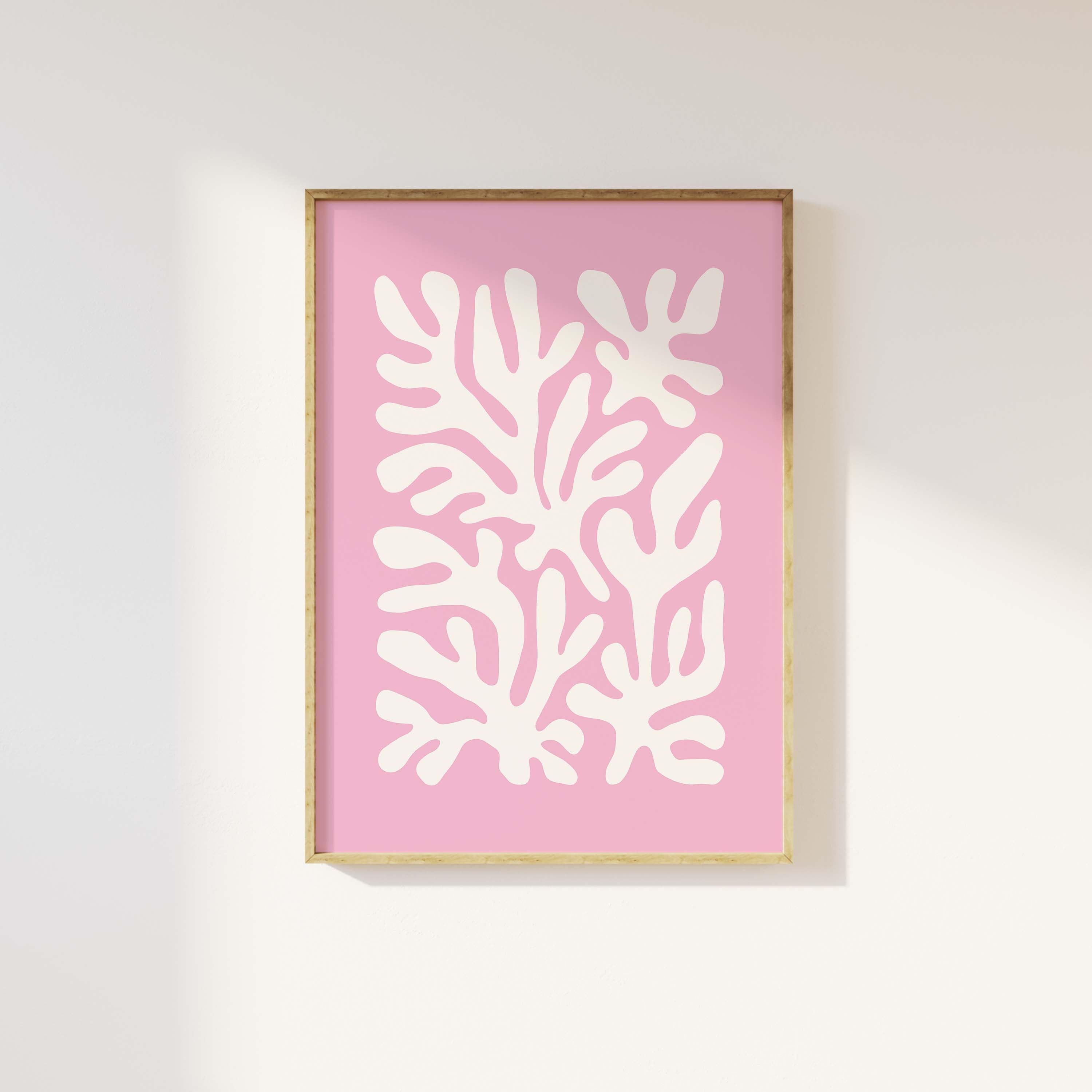 Coral Seaweed Print - Image 2