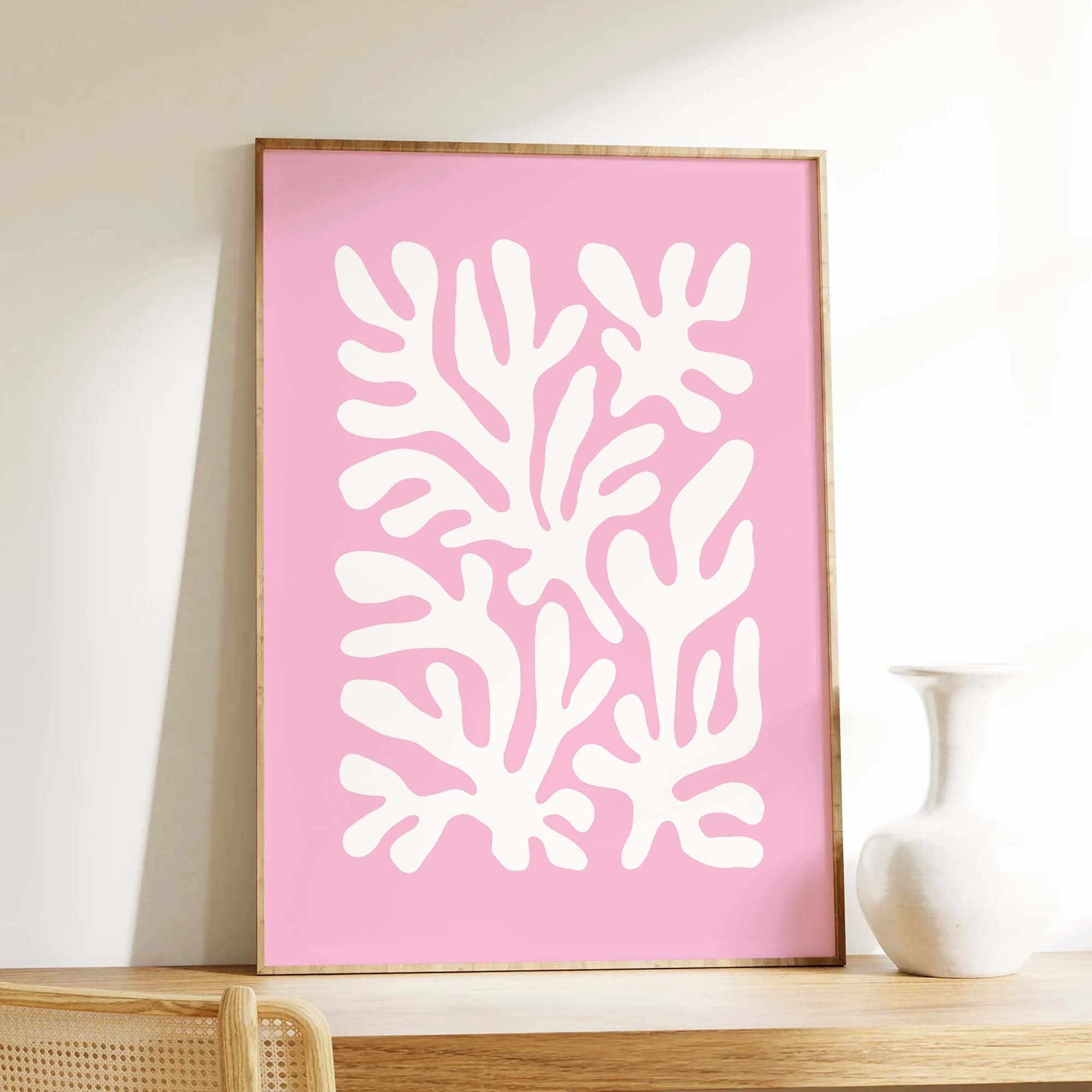 Coral Seaweed Print - Image 3