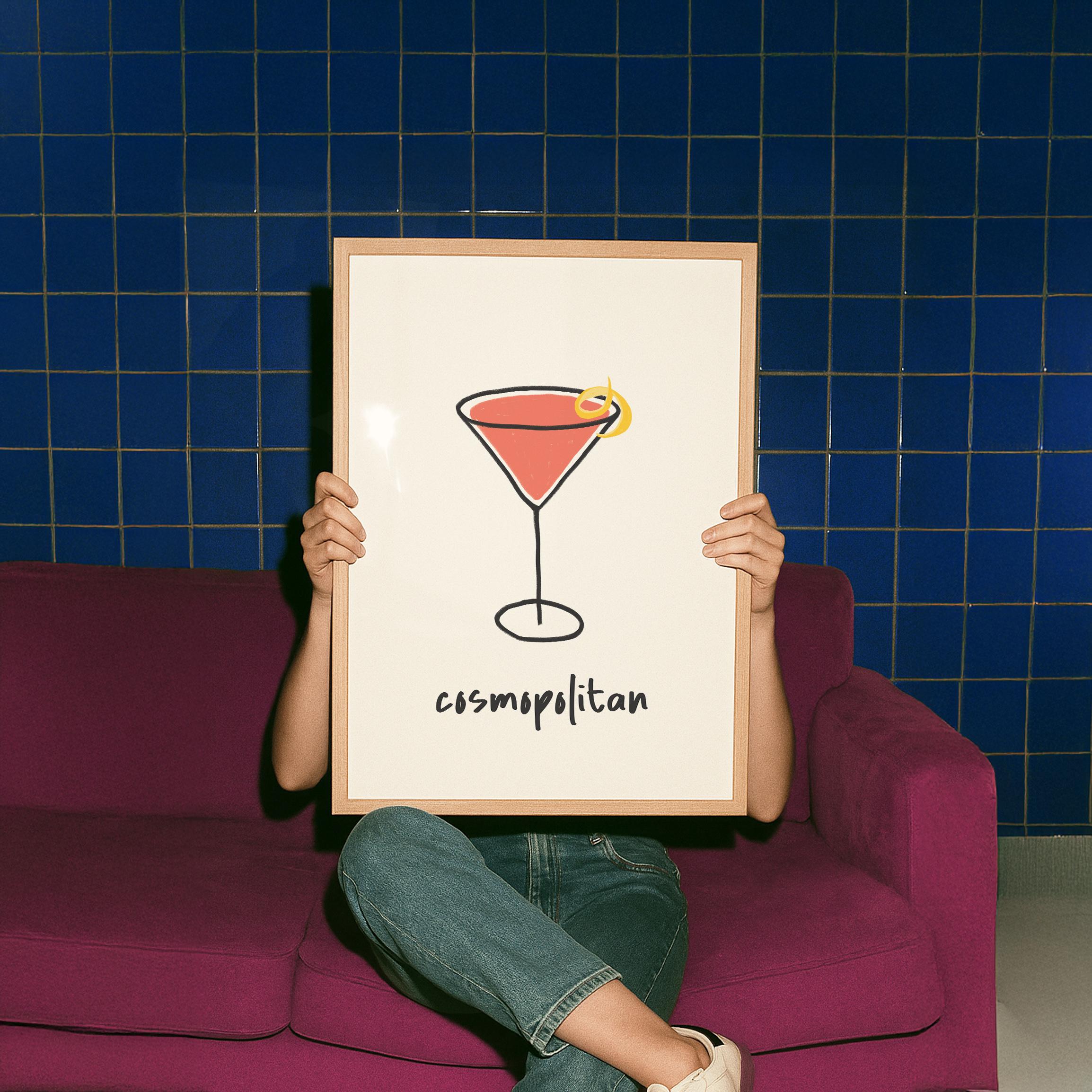 Cosmopolitan Cocktail Print - Image 2