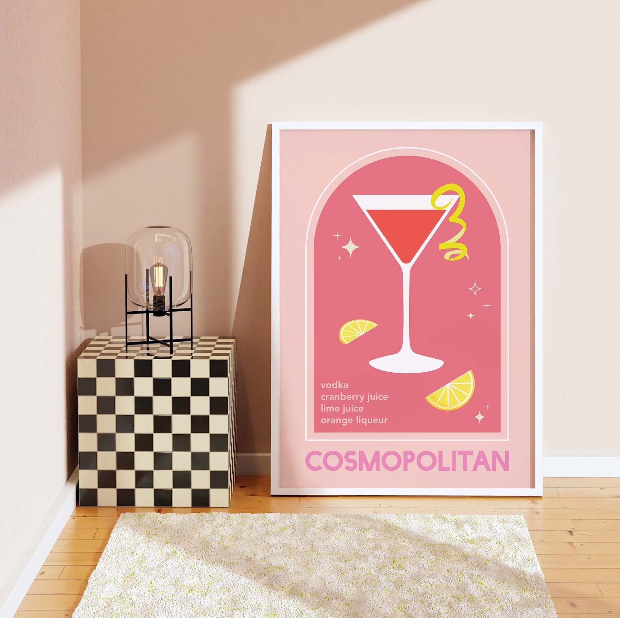 Cosmopolitan Cocktail Print - Image 3