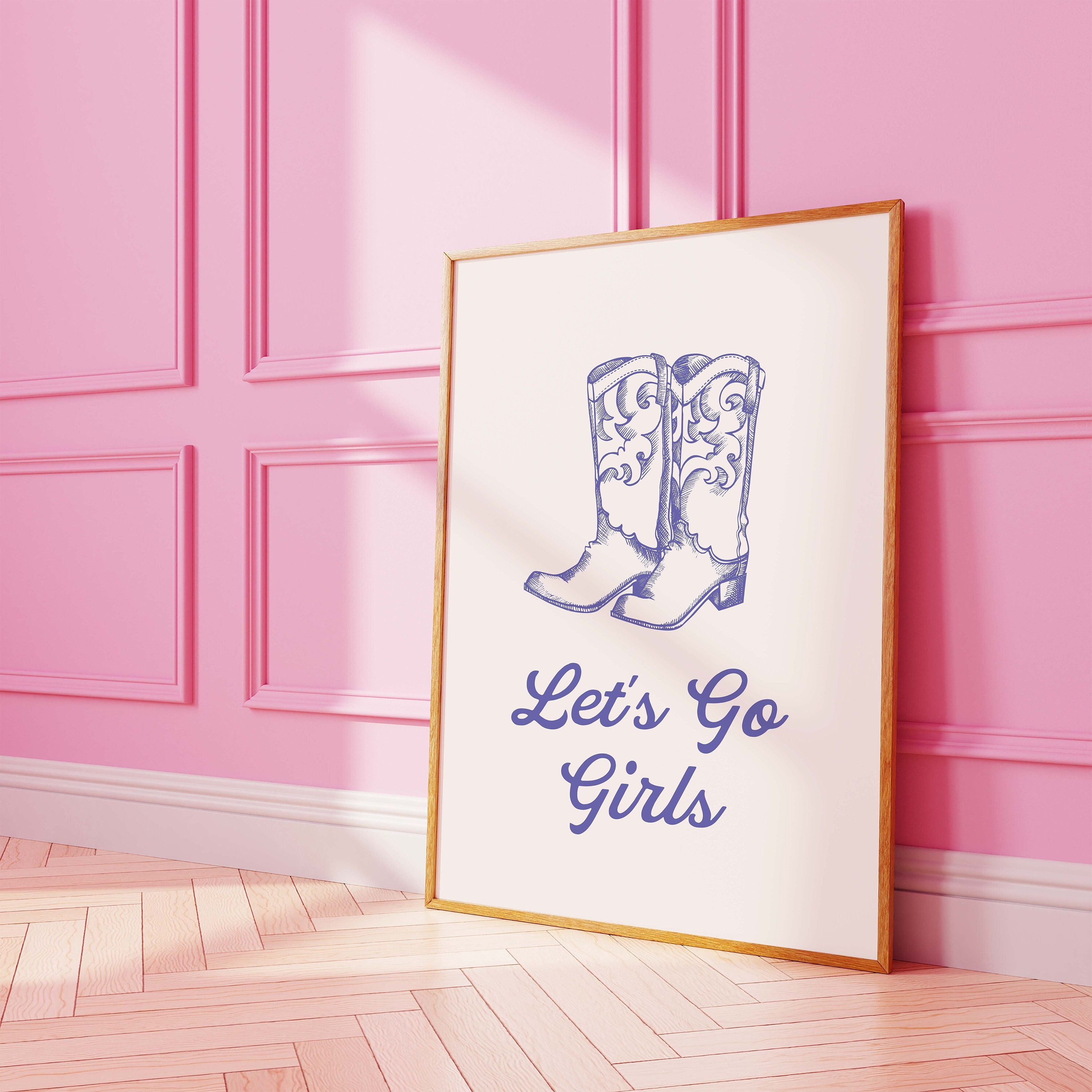 Cowgirl Boots Print