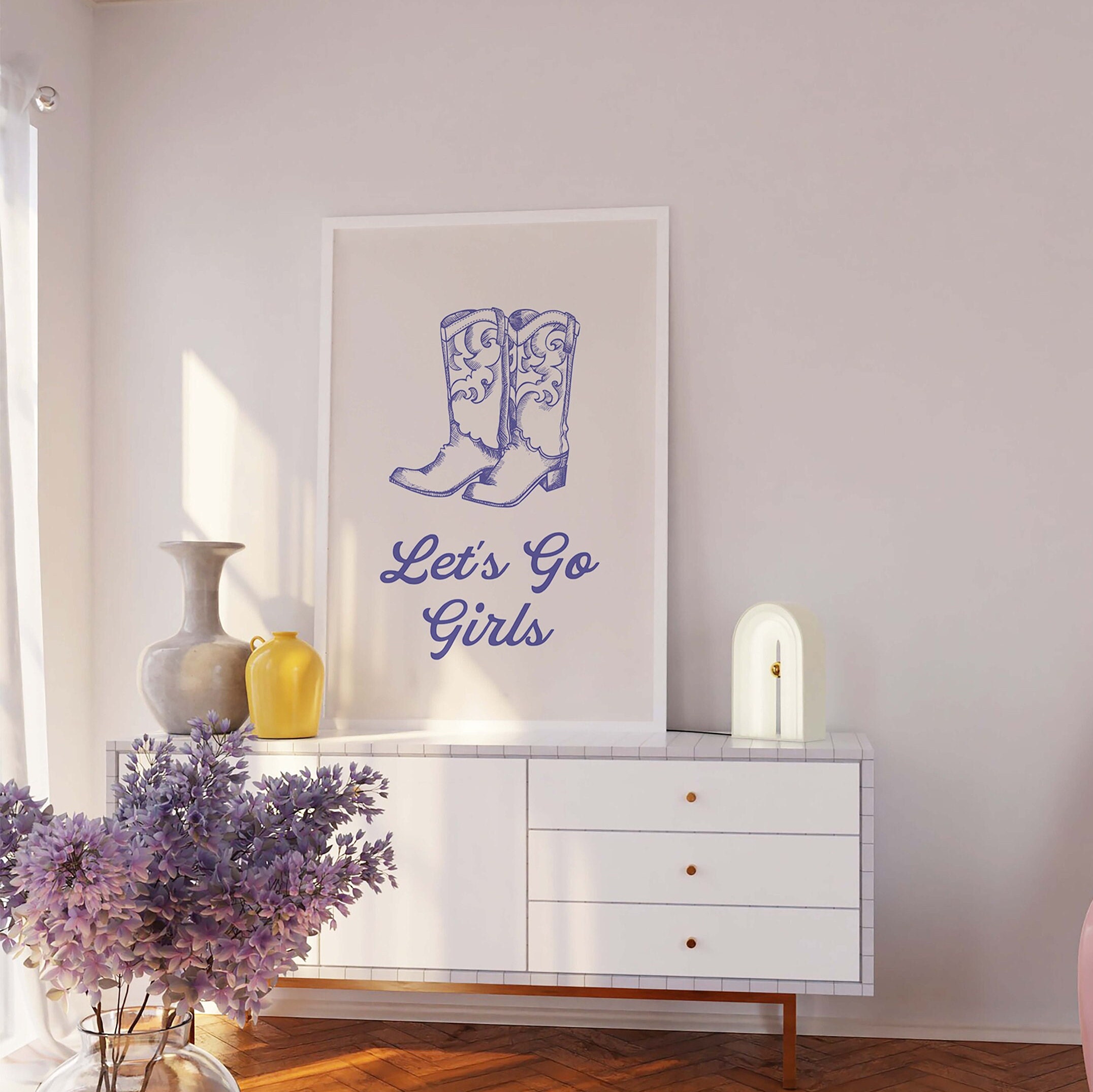 Cowgirl Boots Print - Image 2