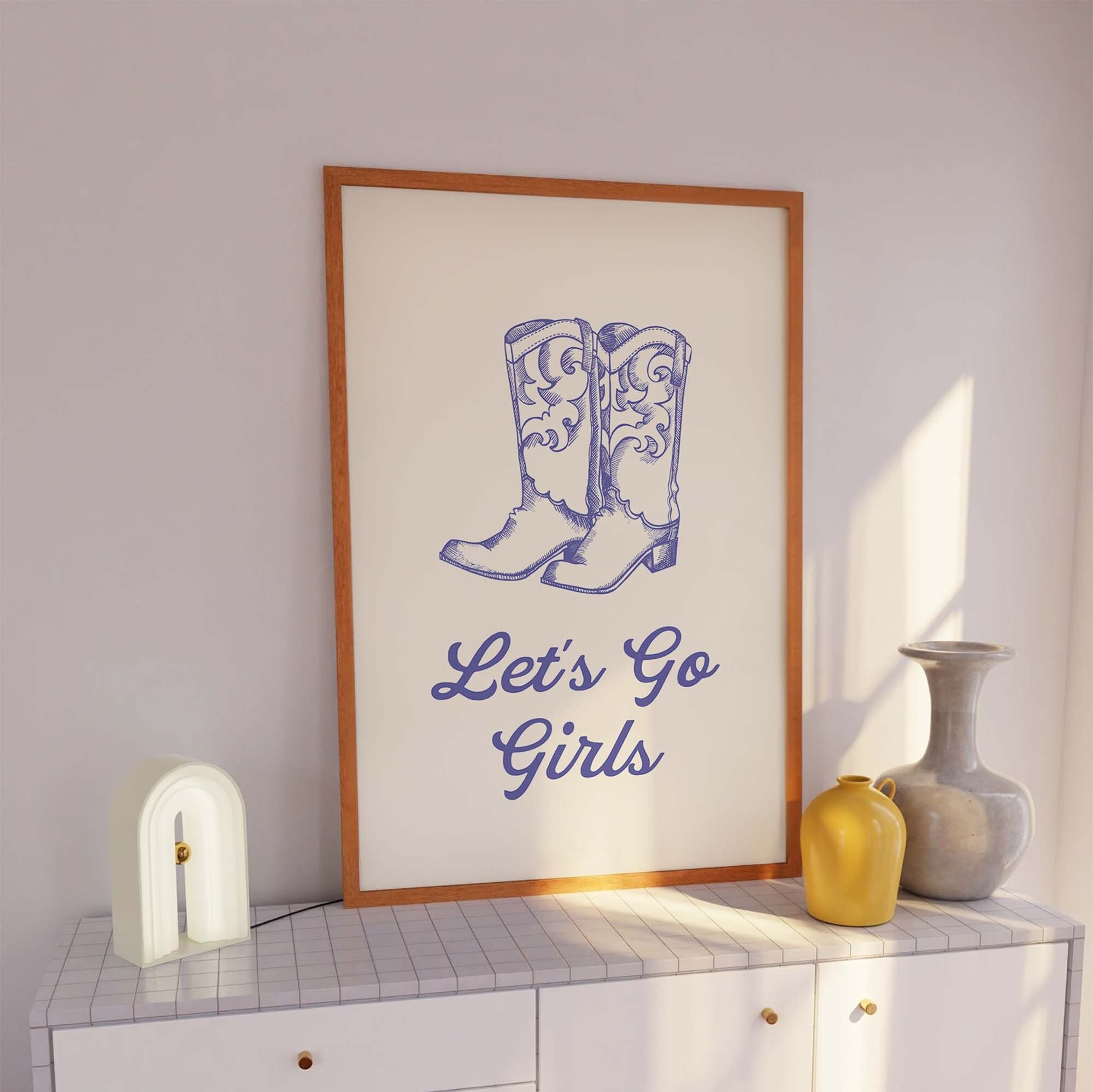 Cowgirl Boots Print - Image 4