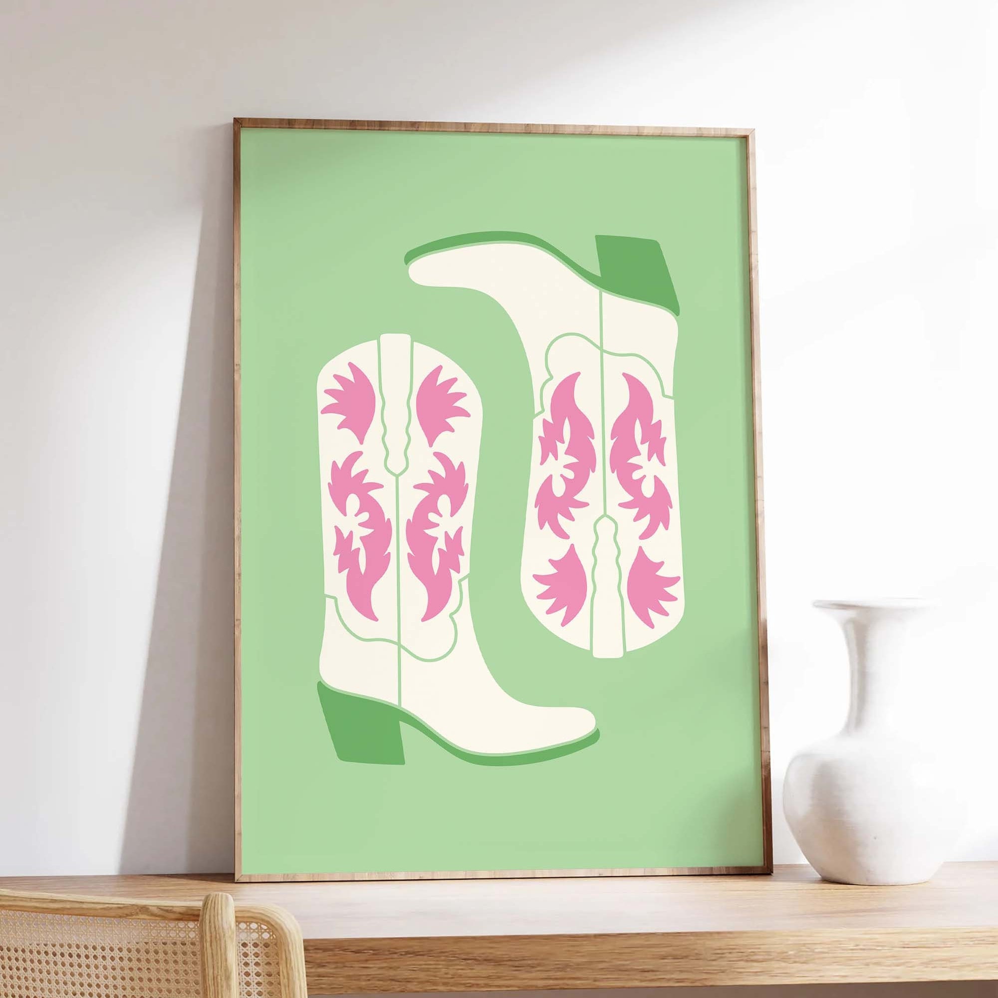 Cowgirl Boots Print - Image 2