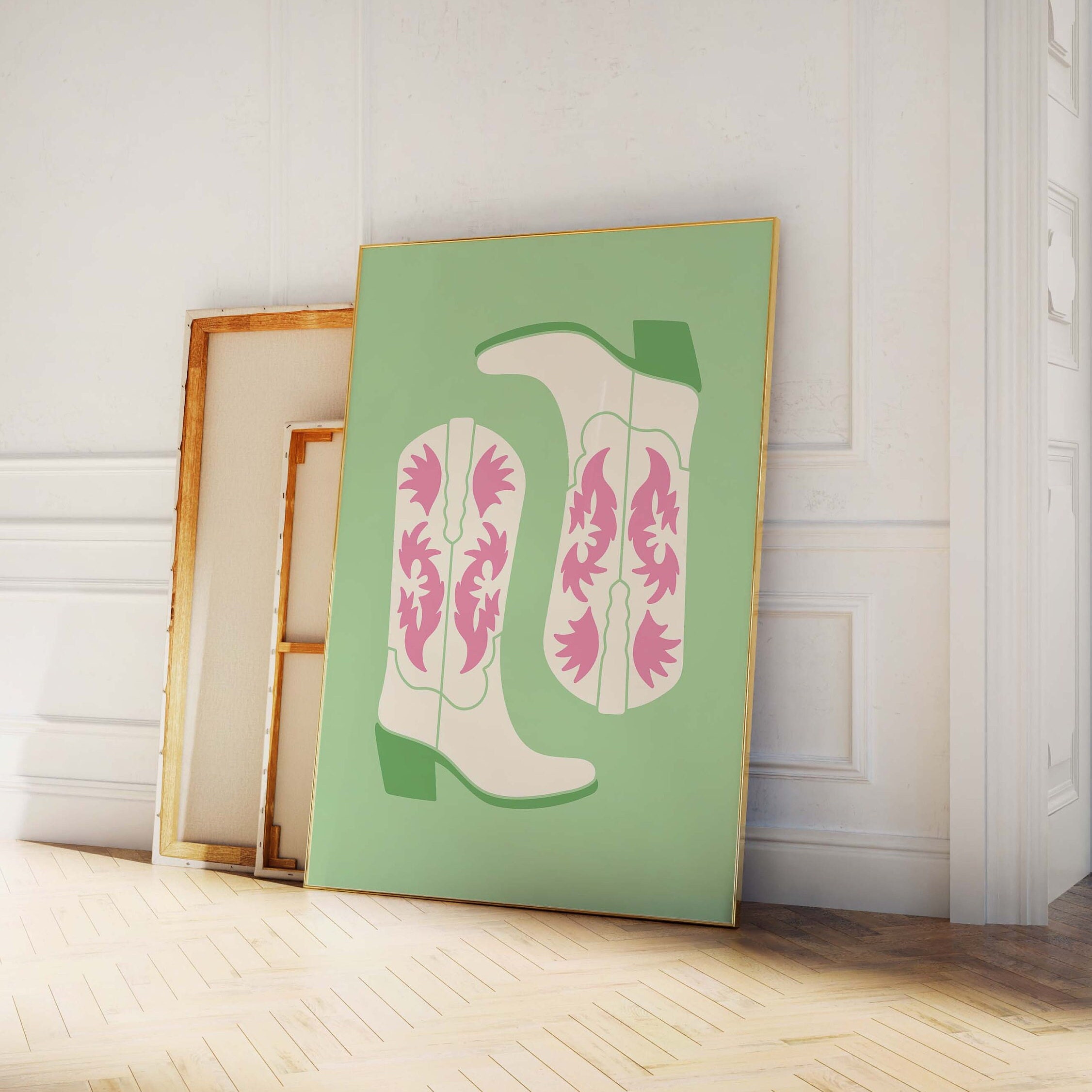 Cowgirl Boots Print - Image 3