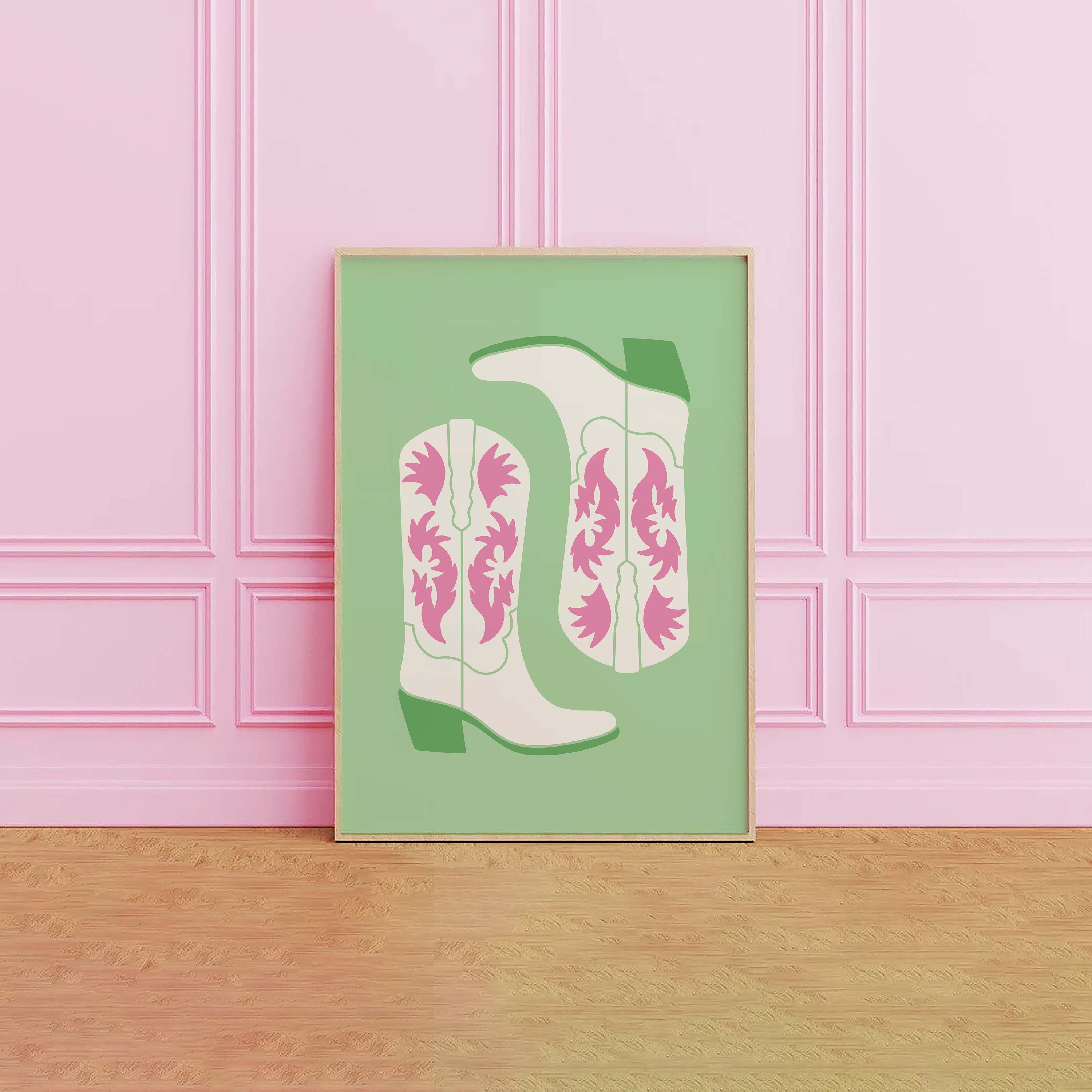 Cowgirl Boots Print - Image 4