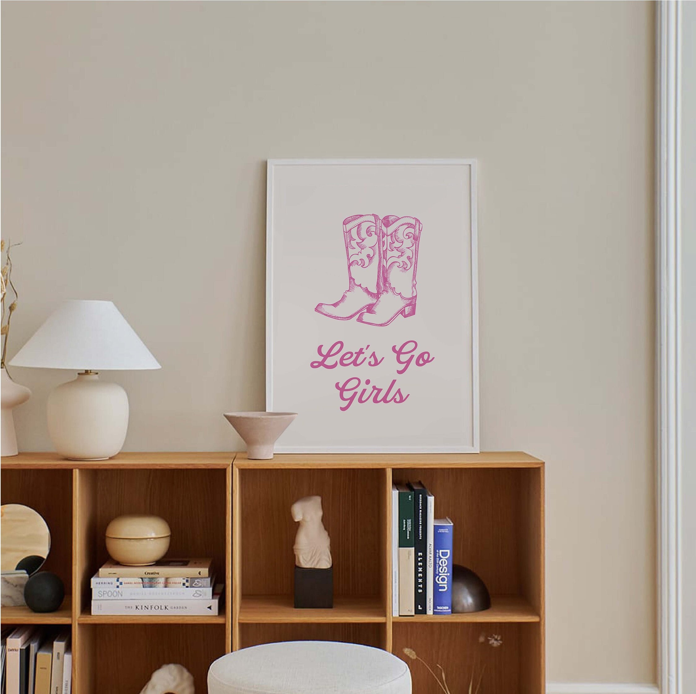 Cowgirl Boots Print - Image 2