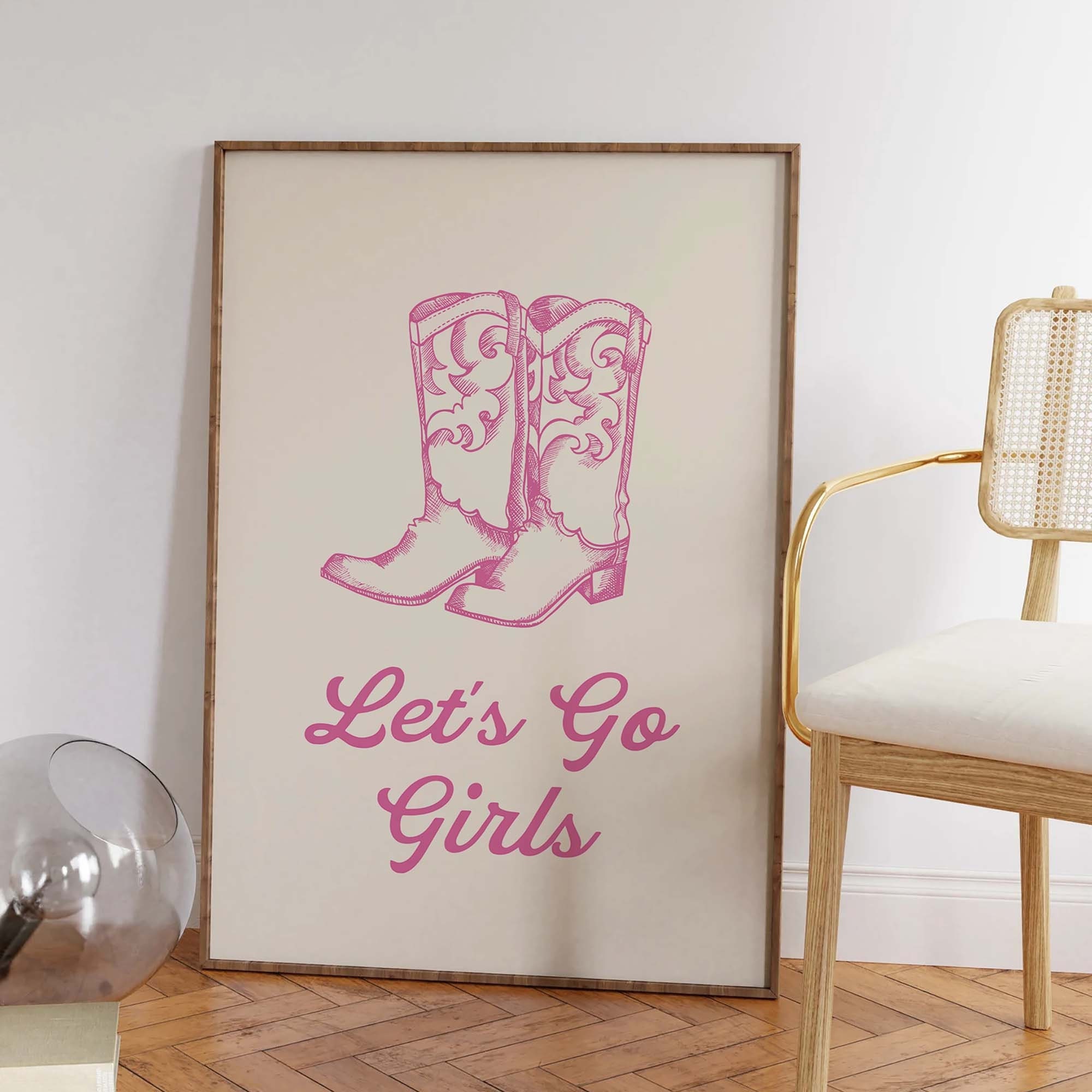 Cowgirl Boots Print - Image 4