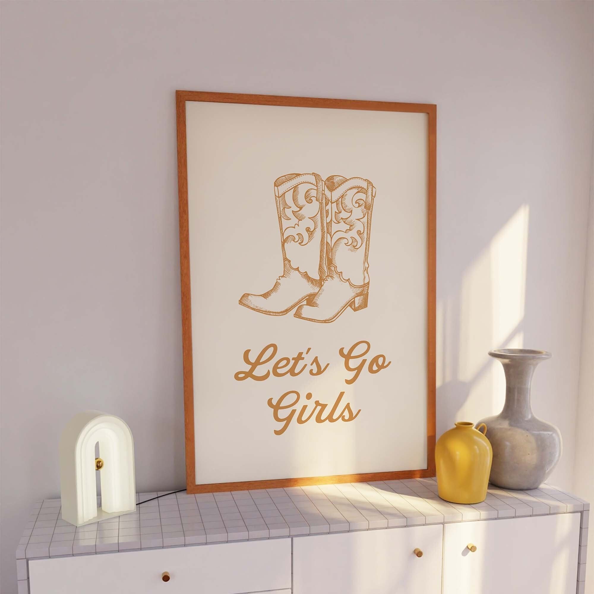 Cowgirl Boots Print