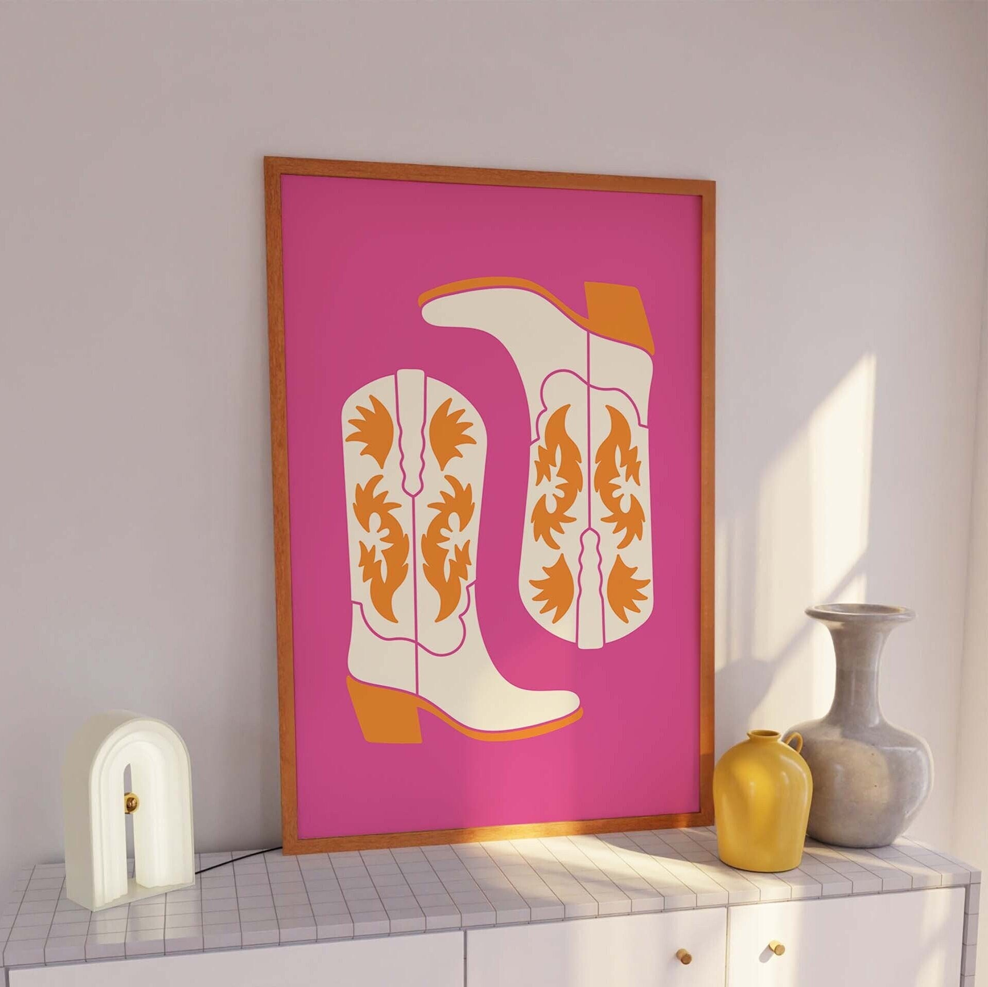 Cowgirl Boots Print - Image 2
