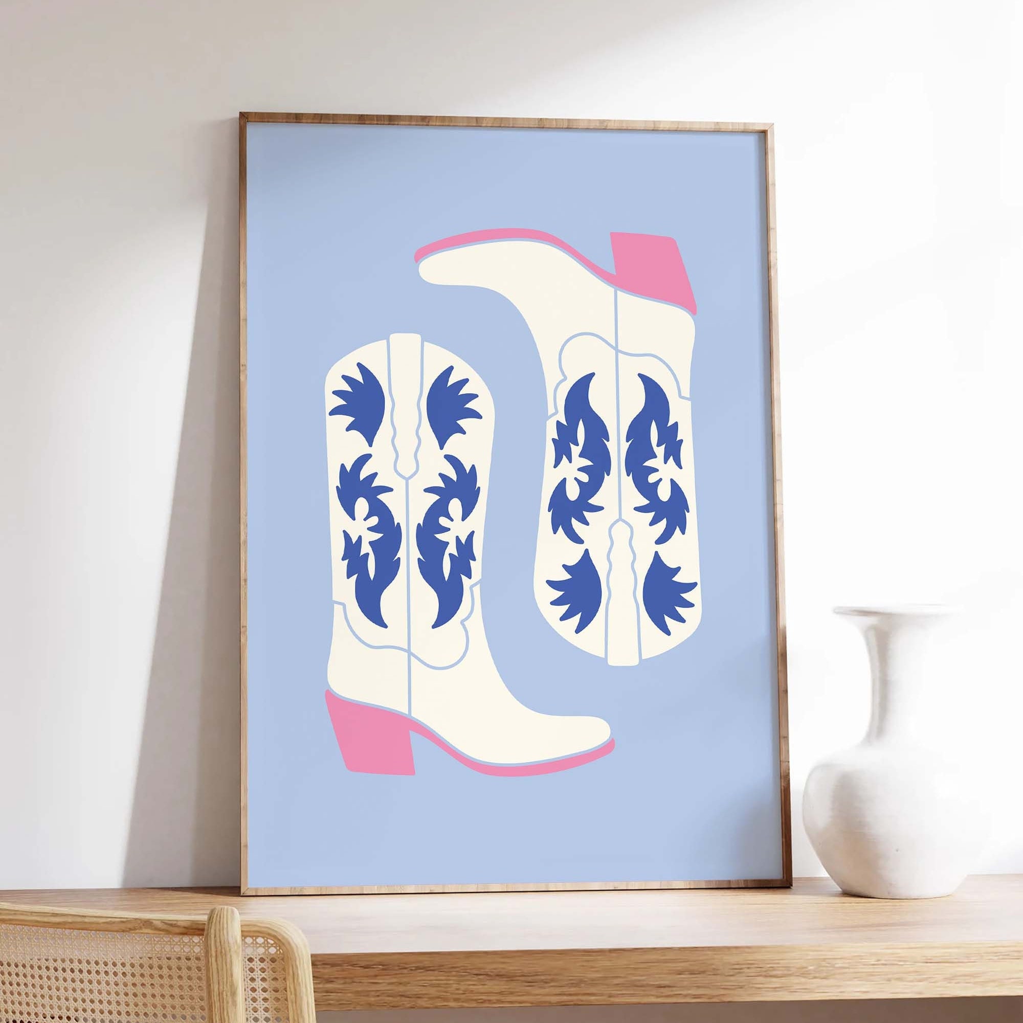 Cowgirl Boots Print - Image 4