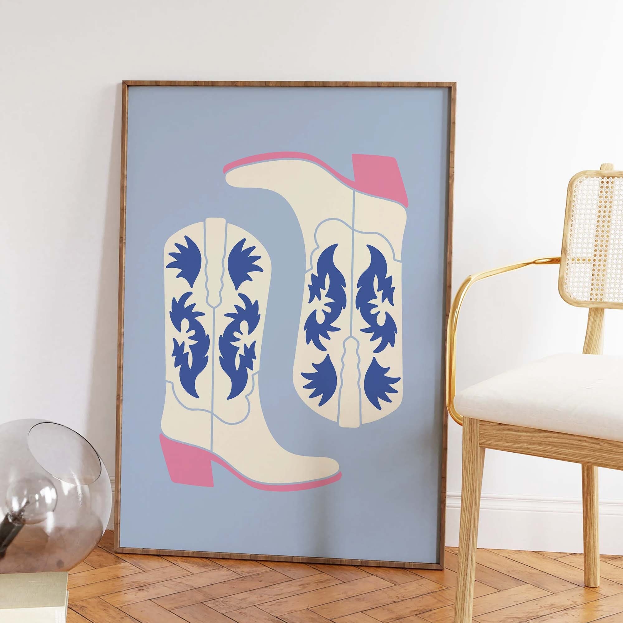 Cowgirl Boots Print - Image 5