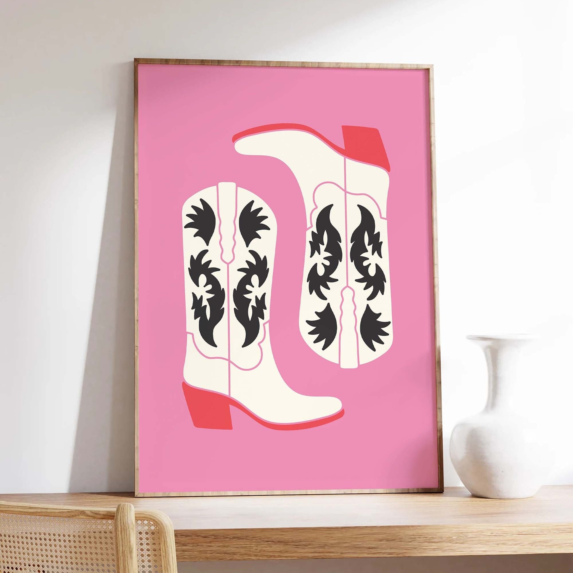 Cowgirl Boots Print - Image 2